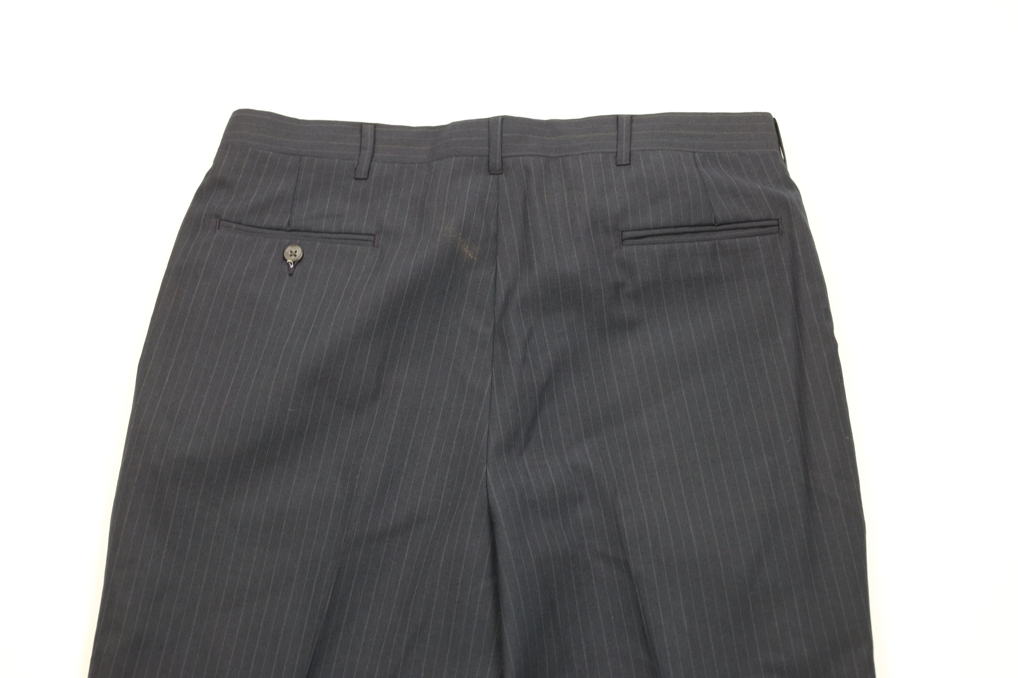 Vintage Vintage 70s Streetwear Blend Pinstriped Wide Leg Pants USA Size US 38 / EU 54 - 10 Thumbnail