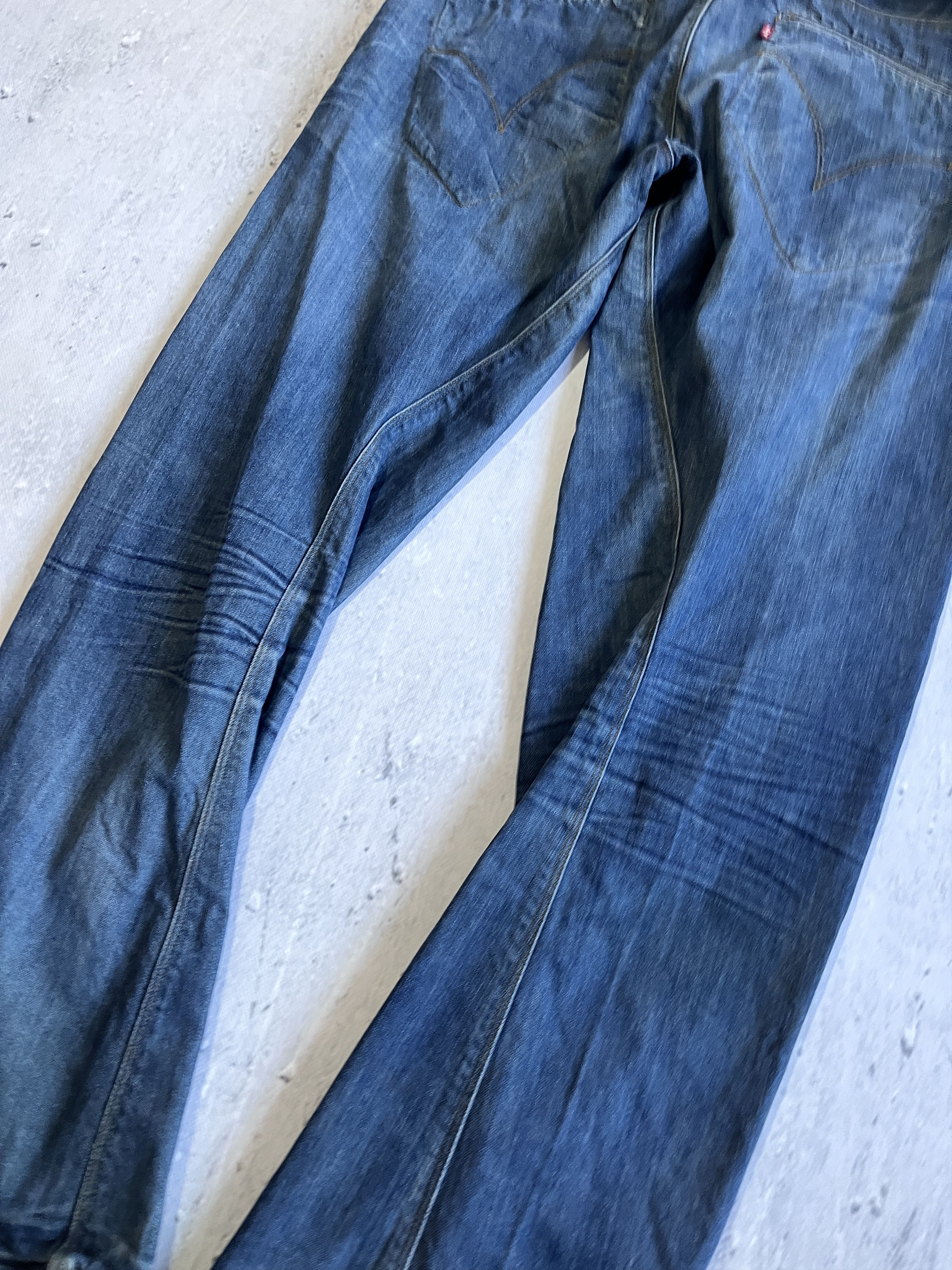 Levi's LEVI'S ENGINEERED JEANS 2009 TWISTED LEG VINTAGE Y2K DENIM Size US 33 - 13 Thumbnail