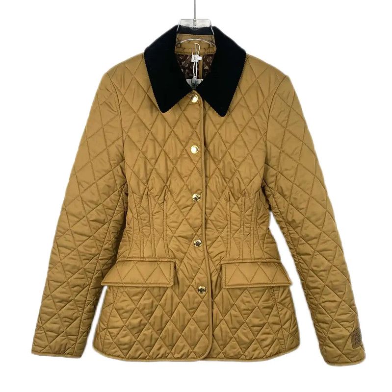 Burberry Burberry Quilted Brown Women's Jacket Size XS / US 0-2 / IT 36-38 - 1 Thumbnail
