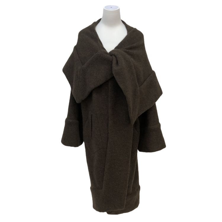 Givenchy Givenchy Brown Wool Blend Coat Size 38 Size S / US 4 / IT 40 - 1 Thumbnail