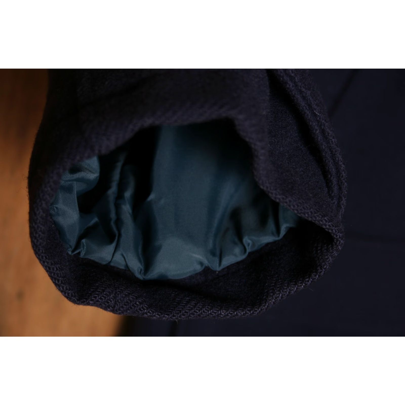 Lands' End VINTAGE Lands' End Navy Blue Wool Blend Plaid Lined Field Chore Coat Sz. L Men's Coat Size US L / EU 52-54 / 3 - 4 Thumbnail