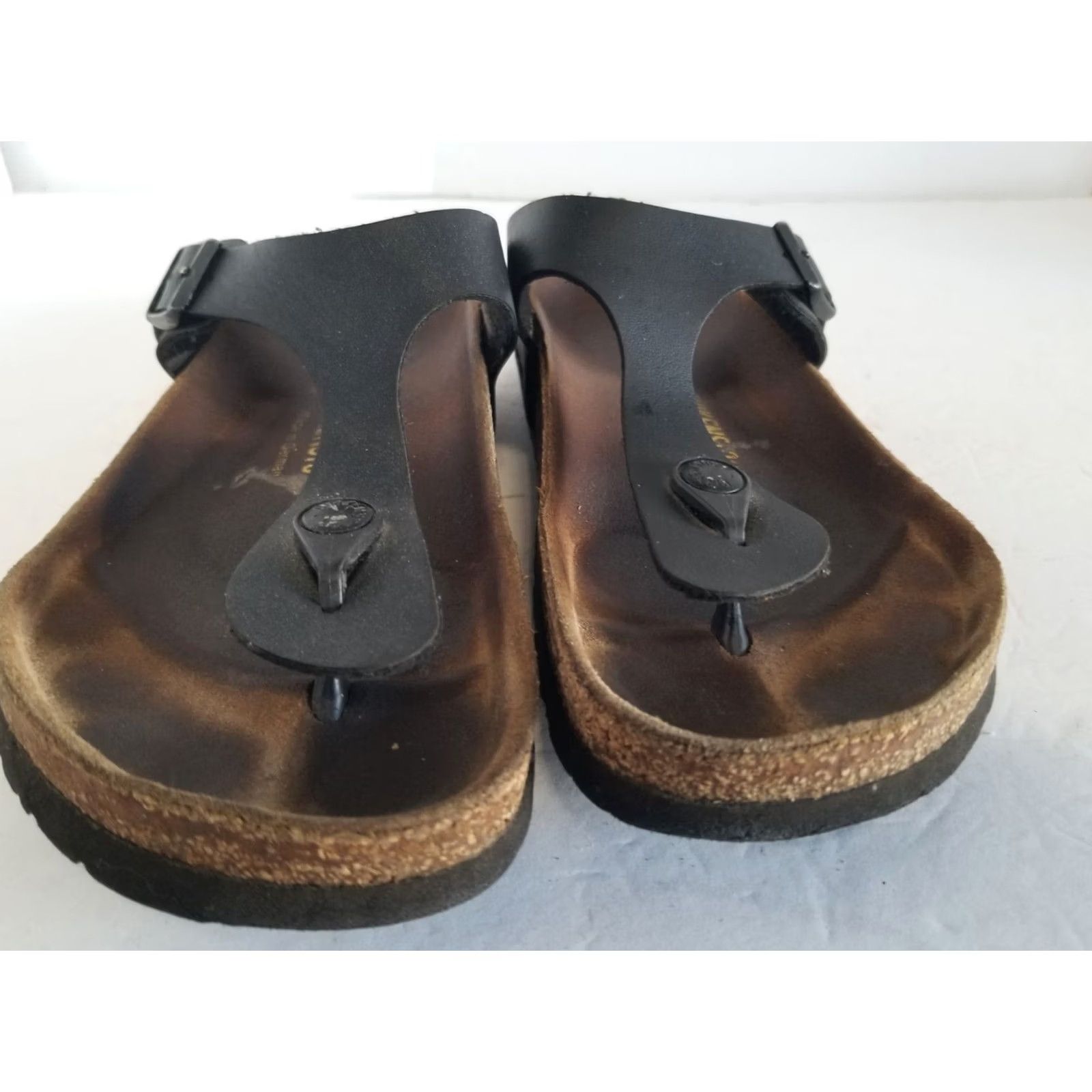 Birkenstock Birkenstock Gizeh Gladiator Sandals Black Women 37 US 6 See Pics Buckle Thong Flat Sandal Size US 6 / IT 36 - 7 Thumbnail
