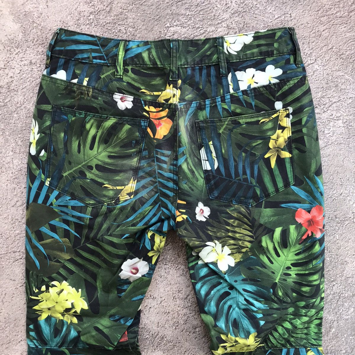 Vintage Vintage Y2K Jungle Floral Print Baggy Pants Streetwear 26 Size US 26 / EU 42 - 6 Thumbnail