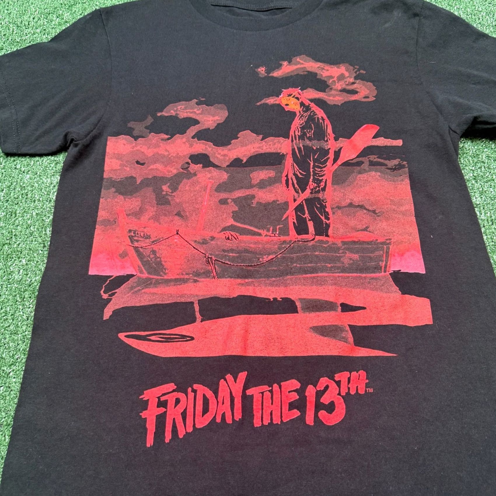 Vintage Friday The 13th Graphic T Shirt Men's S Black Short Sleeve Movie Tee Size US S / EU 44-46 / 1 - 2 Thumbnail