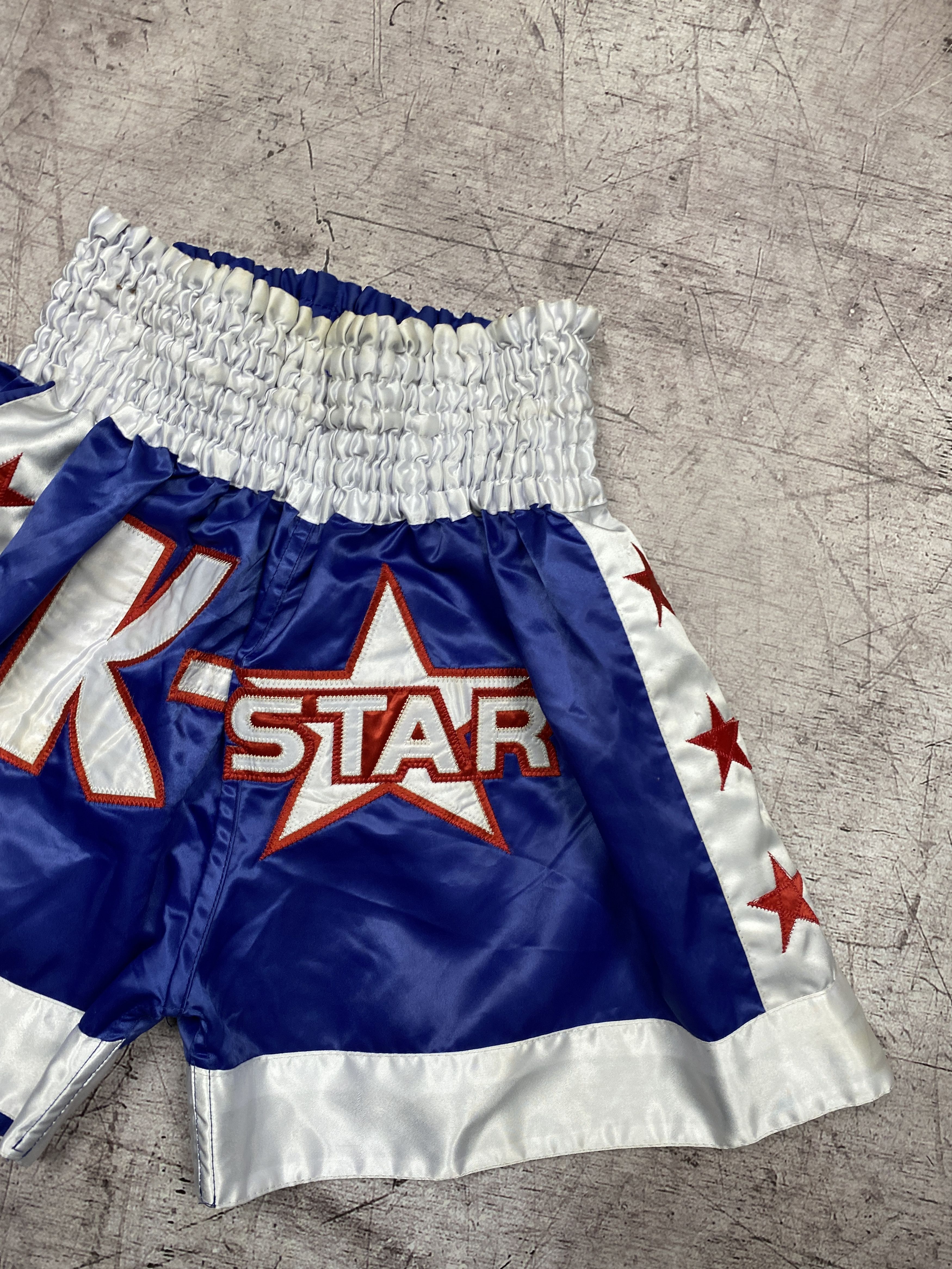 Japanese Brand × Vintage Vintage Muay Thai Mens Boxing Shorts K-Star Size US 32 / EU 48 - 2 Thumbnail