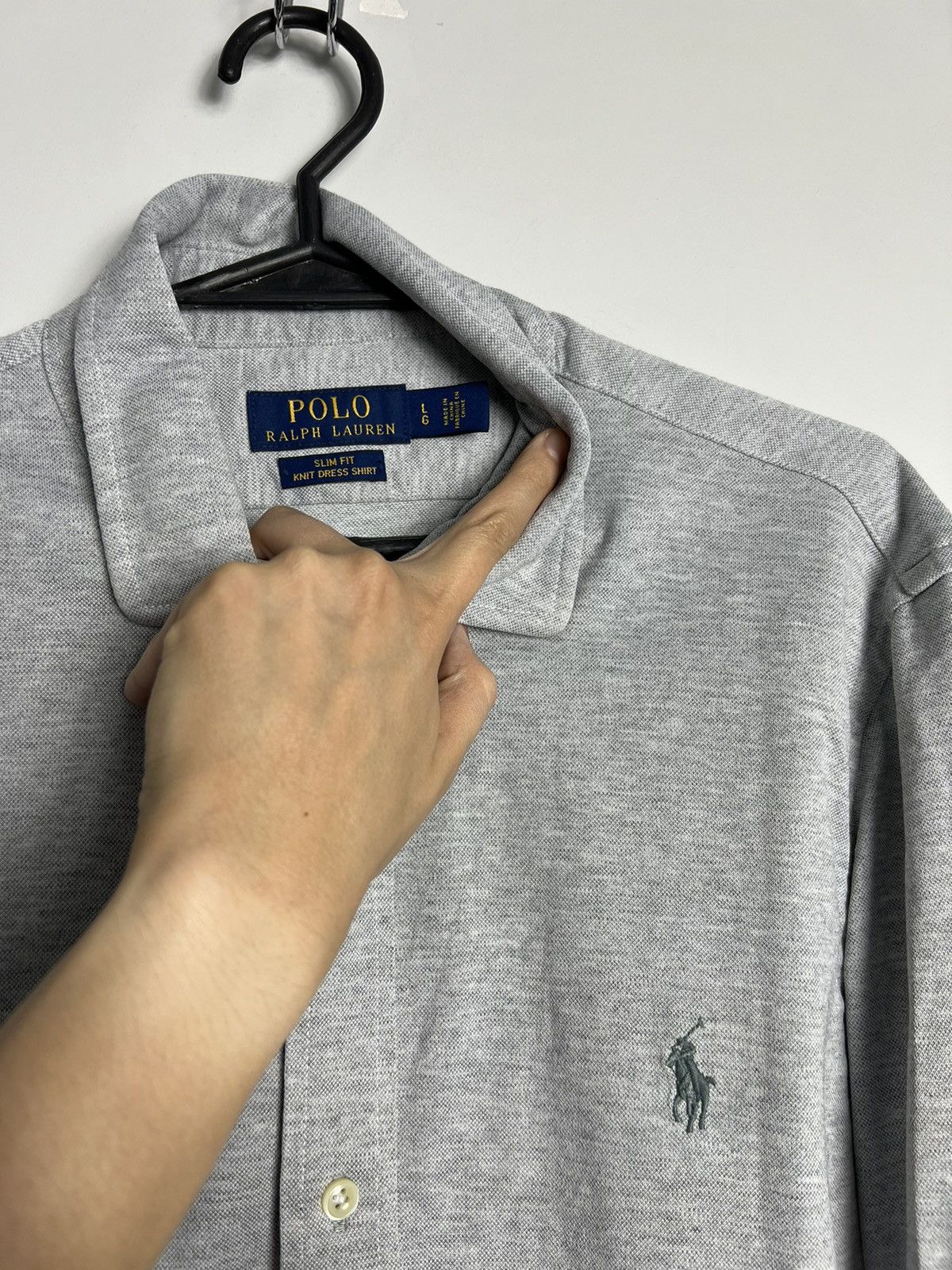 Polo Ralph Lauren Shirt Polo Ralph Lauren Slim Fit Knit Dress Shirt Size US L / EU 52-54 / 3 - 2 Thumbnail