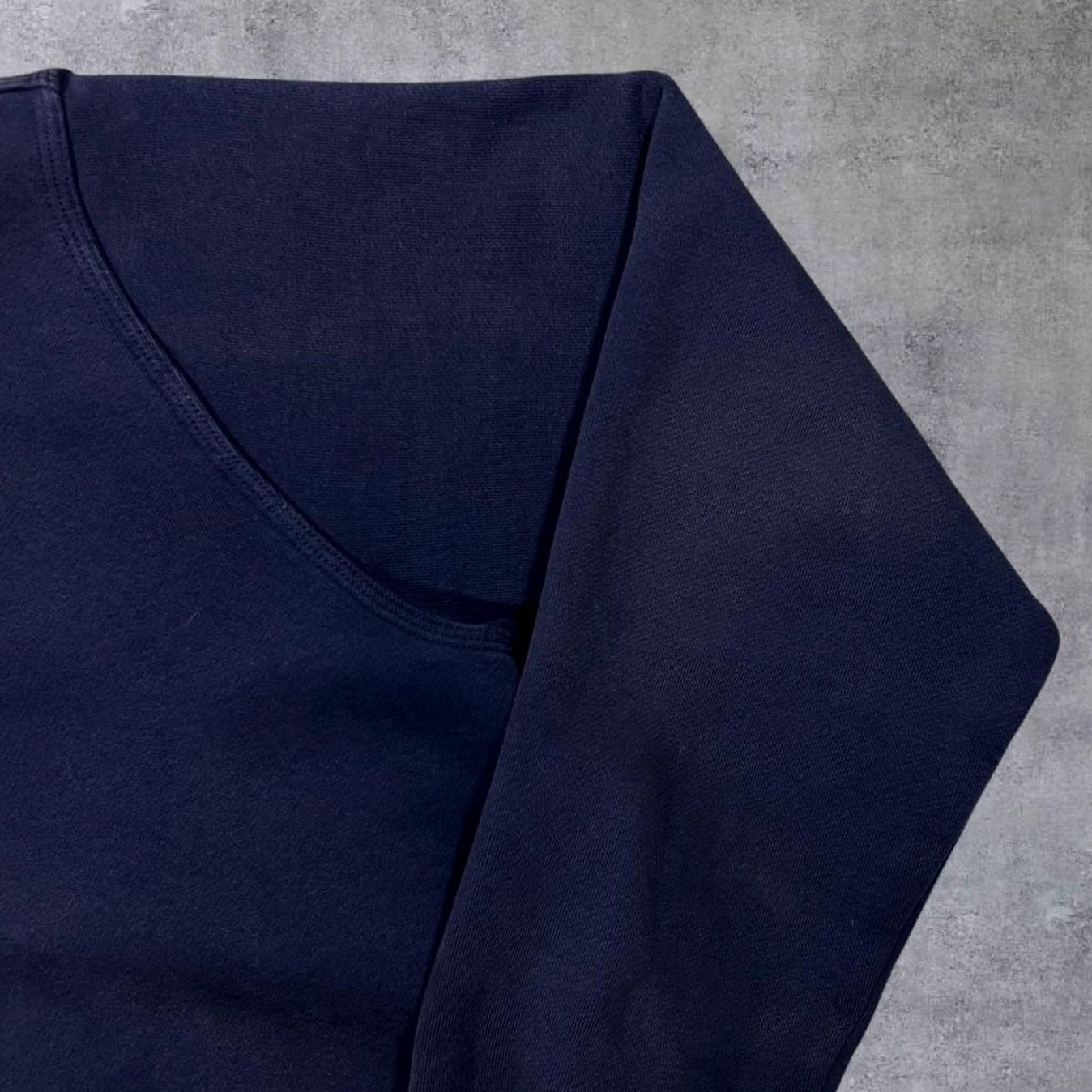 Nike Nike Mini Logo Faded Navy Blue Yellow Colour Block Zip Hoodie Medium Size US M / EU 48-50 / 2 - 6 Thumbnail