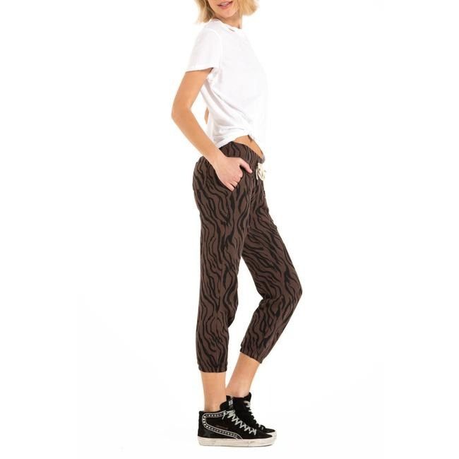 Other Nphilanthropy Chocolate Zebra Derby Joggers Size 26" / US 2 / IT 38 - 2 Thumbnail