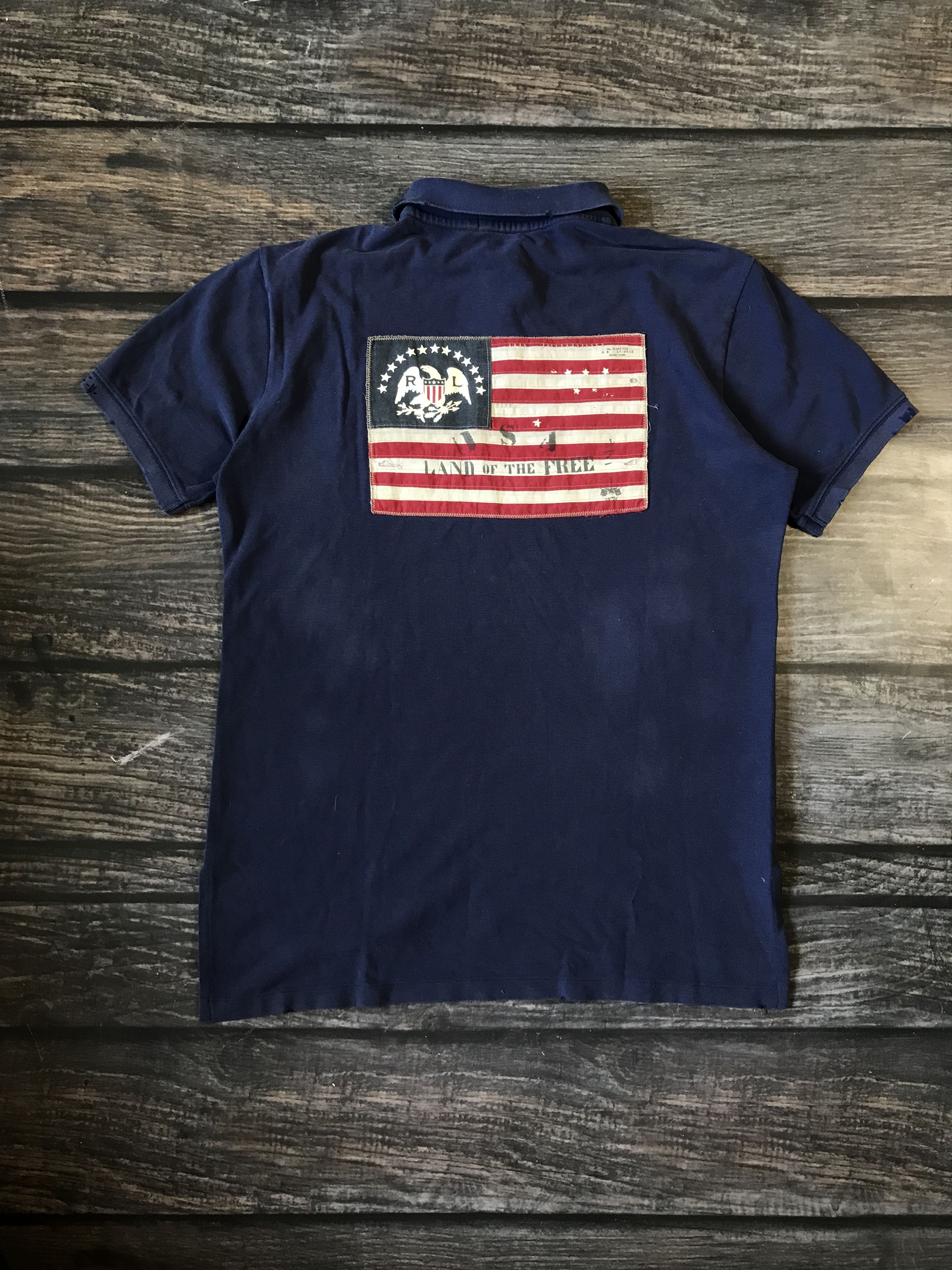 Polo Ralph Lauren Ralph Lauren New York Big Logo Vintage Polo Size US XL / EU 56 / 4 - 5 Thumbnail