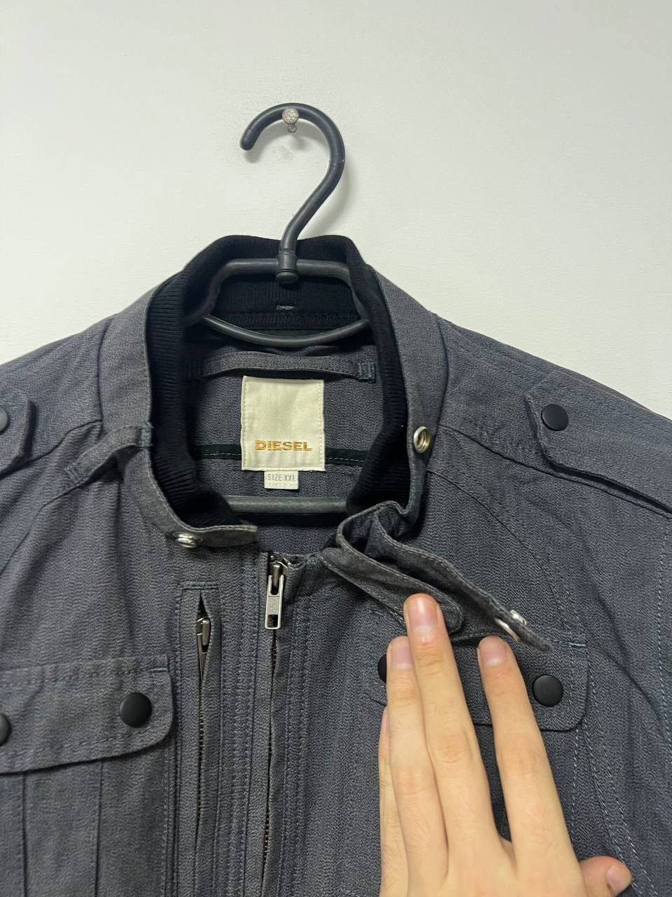 Diesel Vintage Diesel Bomber Jacket Multi Pocket Avangard Style XXL Size US XXL / EU 58 / 5 - 13 Thumbnail