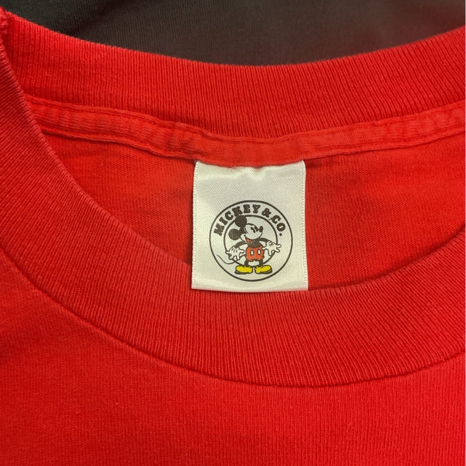 Mickey Mouse Vintage 90s Mickey & Co Graphic Red T-Shirt Size US XL / EU 56 / 4 - 4 Thumbnail