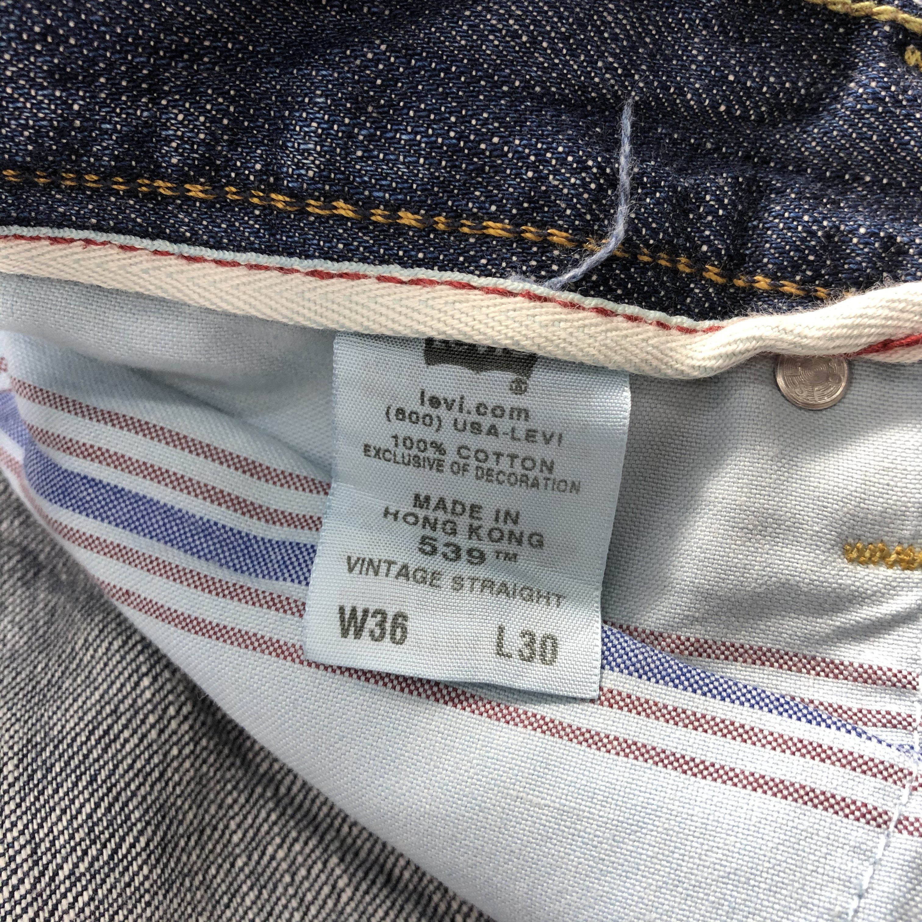 Levi's × Vintage Vintage Levis 539 Jeans-JM1281 Size US 37 - 10 Thumbnail