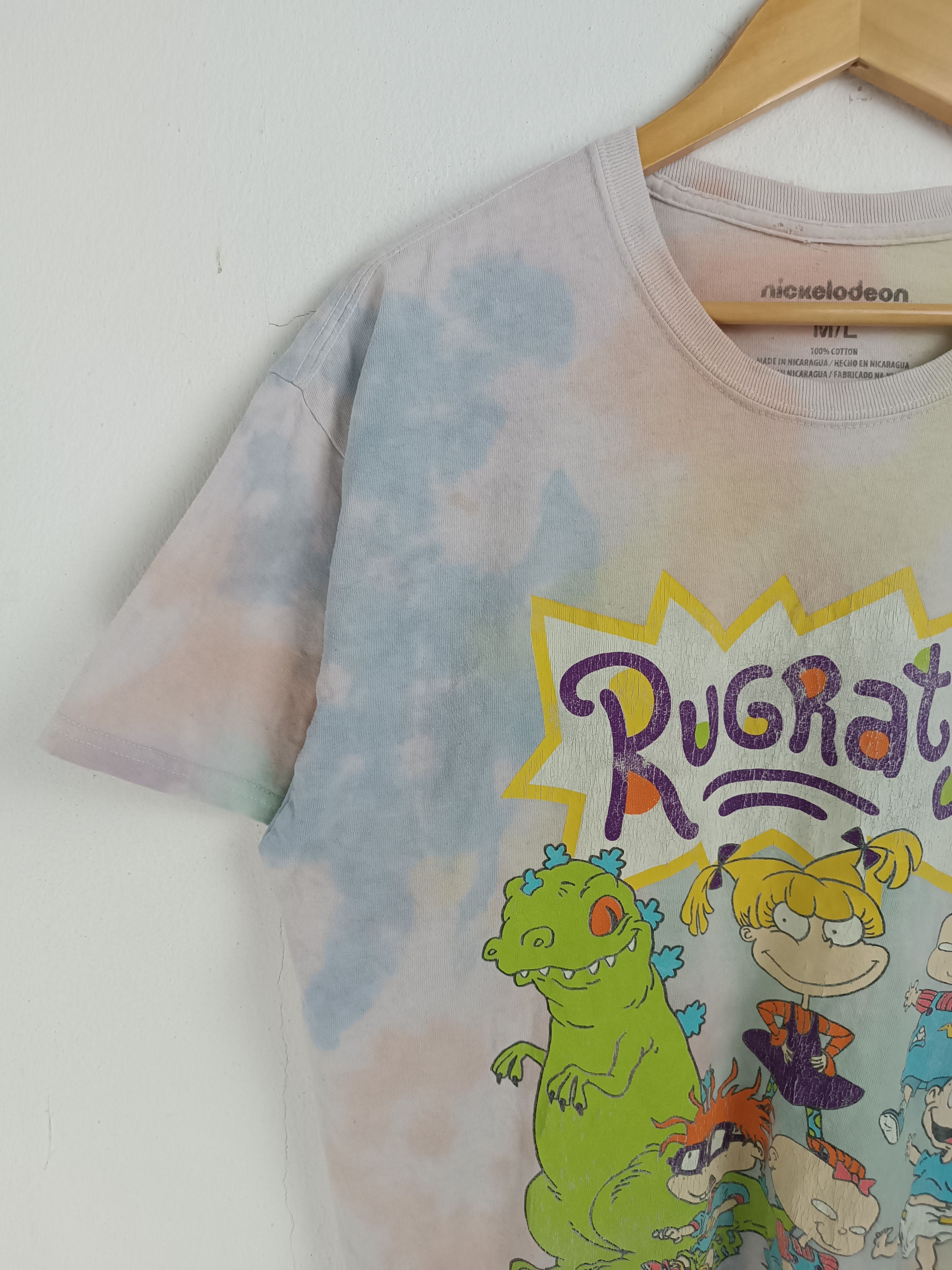 Nickelodeon THRASHED FADED RUGRATS NICKELODEON TIE DYE TEE Size US L / EU 52-54 / 3 - 5 Thumbnail