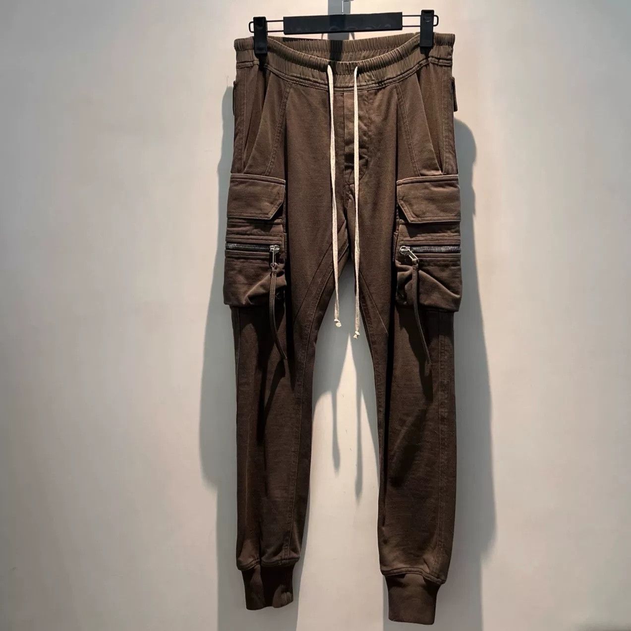Rick Owens Drkshdw Rick Owens Cotton Cargo Pants in Gray Size US 30 / EU 46 - 1 Thumbnail
