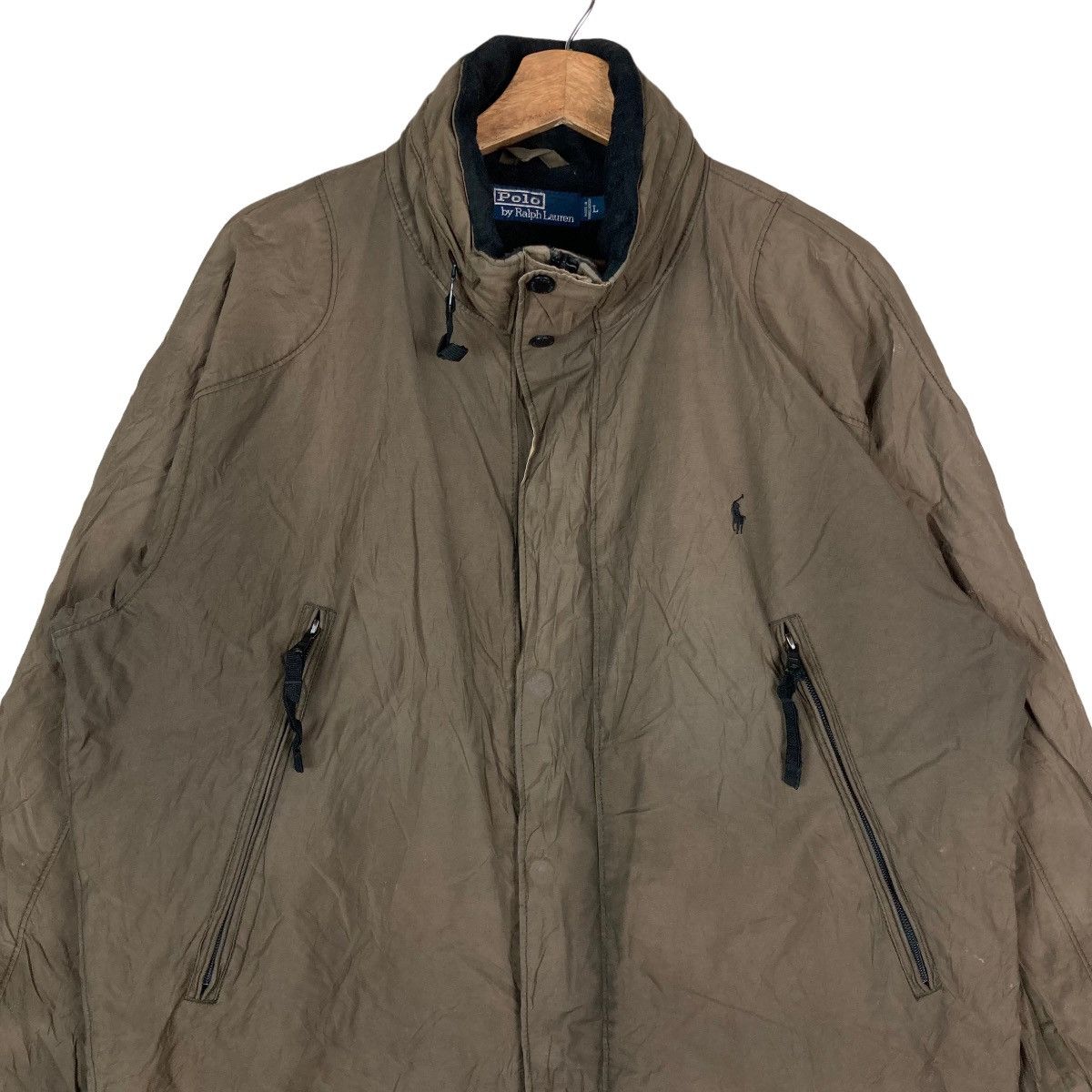 Vintage Polo by Ralph Lauren Snap Button Hidden Zipper