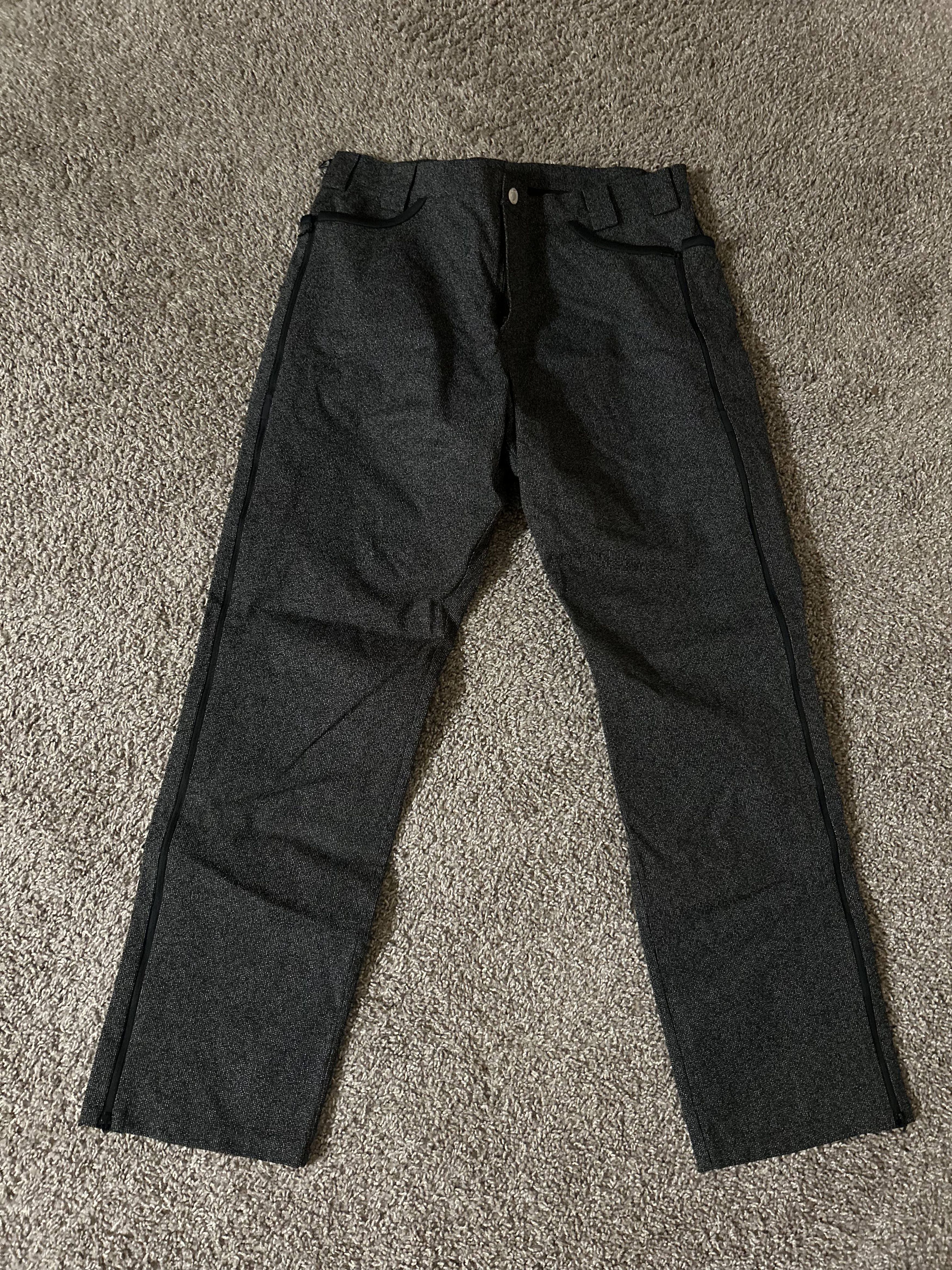 image of Affix Works Adaptive Water Repellant Pants in Static Black, Men's (Size 34)