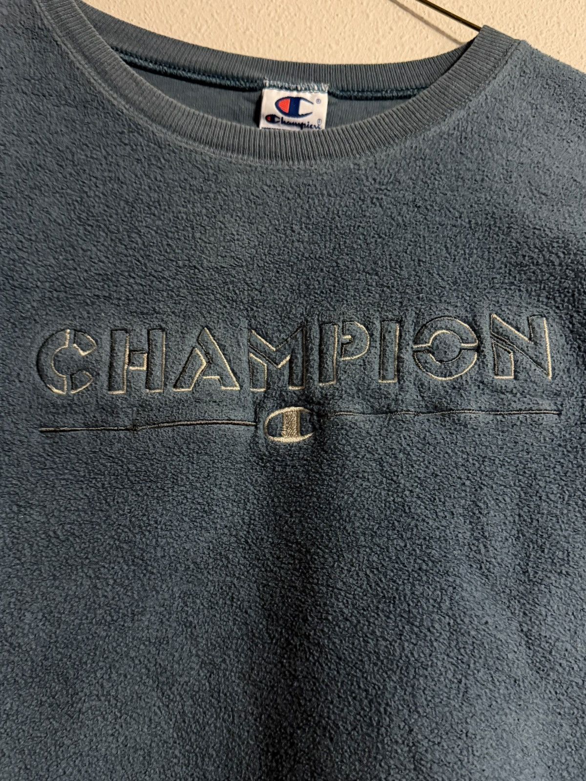 Champion vtg 90s champion fleece crewneck embroidered large Size US L / EU 52-54 / 3 - 2 Thumbnail