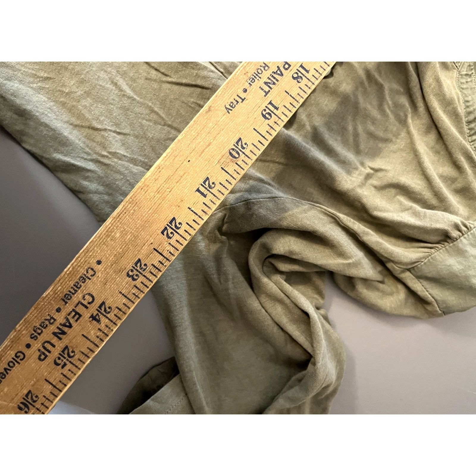 Jones New York Jones New York Henley Top Womens 1X Long Sleeve Button Chest Pockets Green Blouse Size XL / US 12-14 / IT 48-50 - 5 Thumbnail