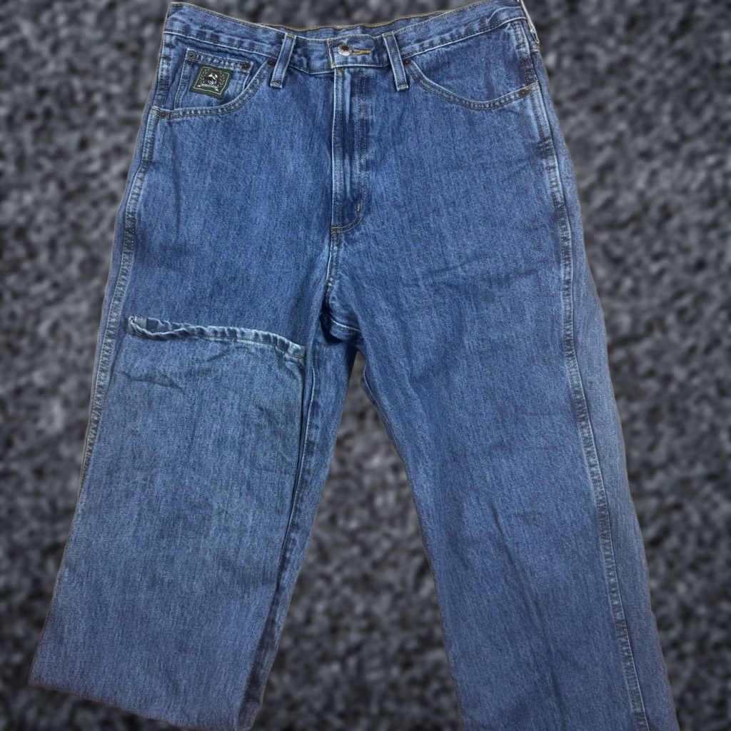Denime VINTAGE Cinch Jeans Mens 31x36 Denim Blue Medium Straight Y2K Jeans Mens 31x36 Regular Cotton Denim Straight Women? Size US 31 - 1 Thumbnail