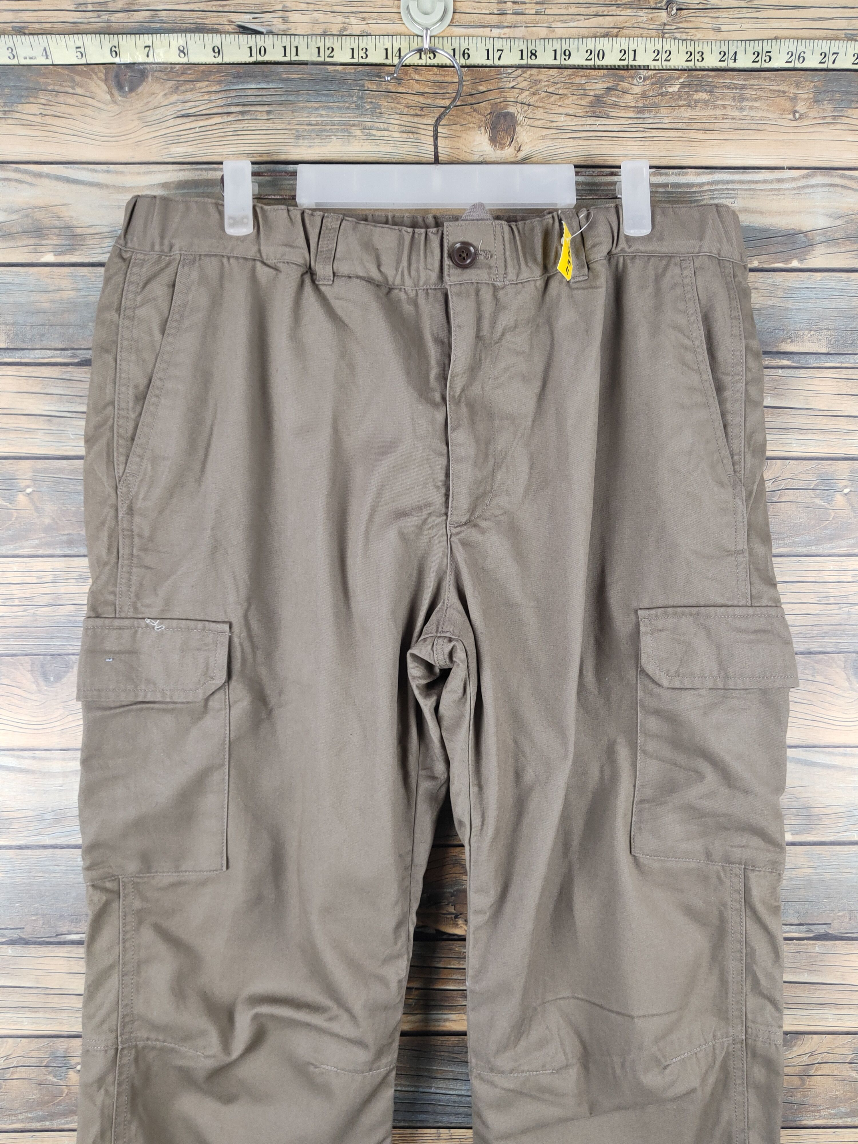 Japanese Brand DL Japanese Brand Beige Multipocket Cargo Pants #2390 Size US 34 / EU 50 - 2 Thumbnail