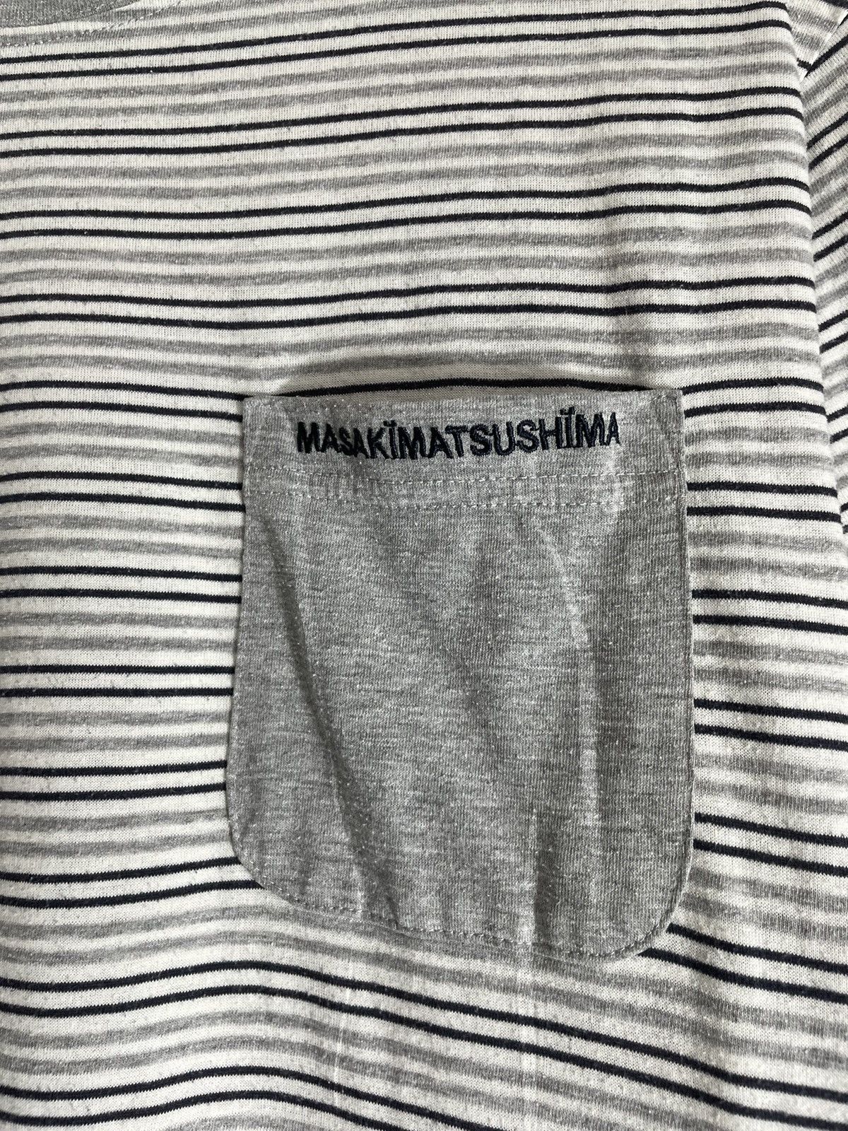 Masaki Matsushima Masaki Matsushima Striped Pocket tshirt Size US L / EU 52-54 / 3 - 2 Thumbnail