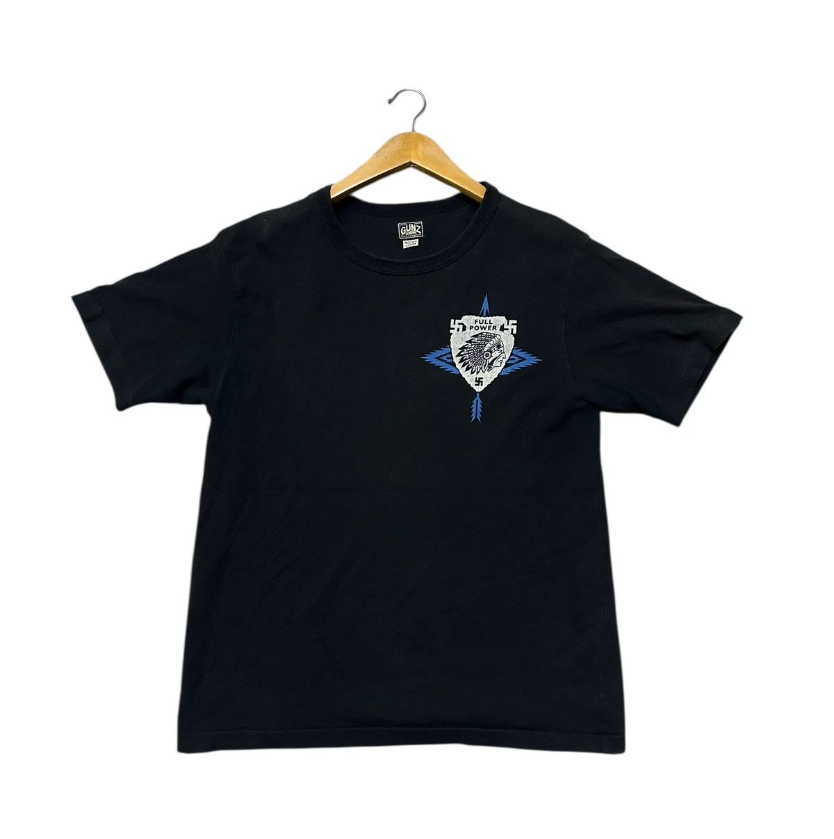 Japanese Brand Gunz wolfchief gasoline full power truck & motorcycles tee Size US L / EU 52-54 / 3 - 4 Thumbnail