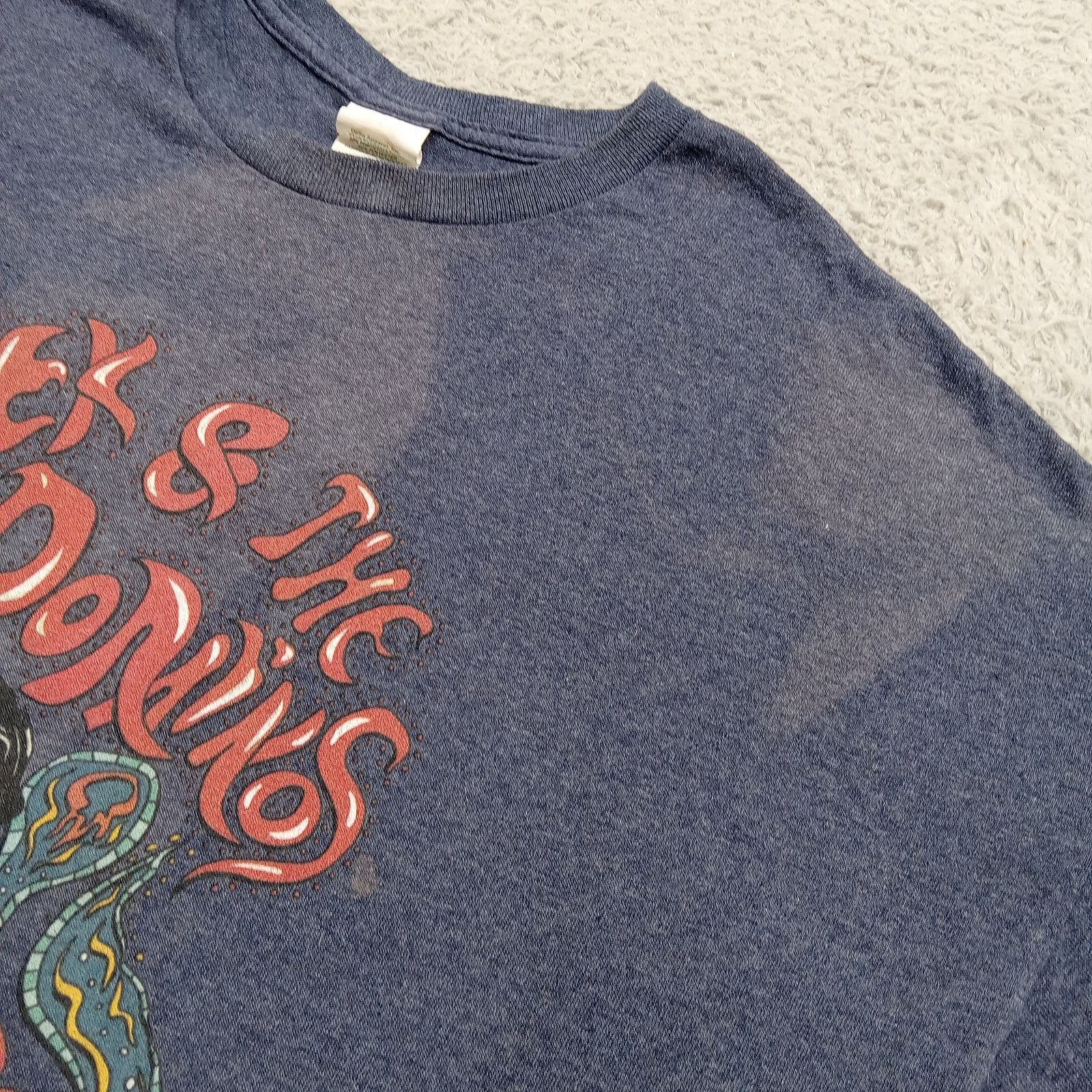& Other Stories Derek & The Dominos T-Shirt 3XL Men's Rock Tee 70s Band Blue Size US L / EU 52-54 / 3 - 3 Thumbnail