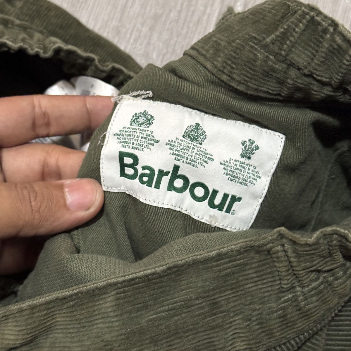 Barbour Barbour Green Corduroy Pants Size US 34 / EU 50 - 7 Thumbnail
