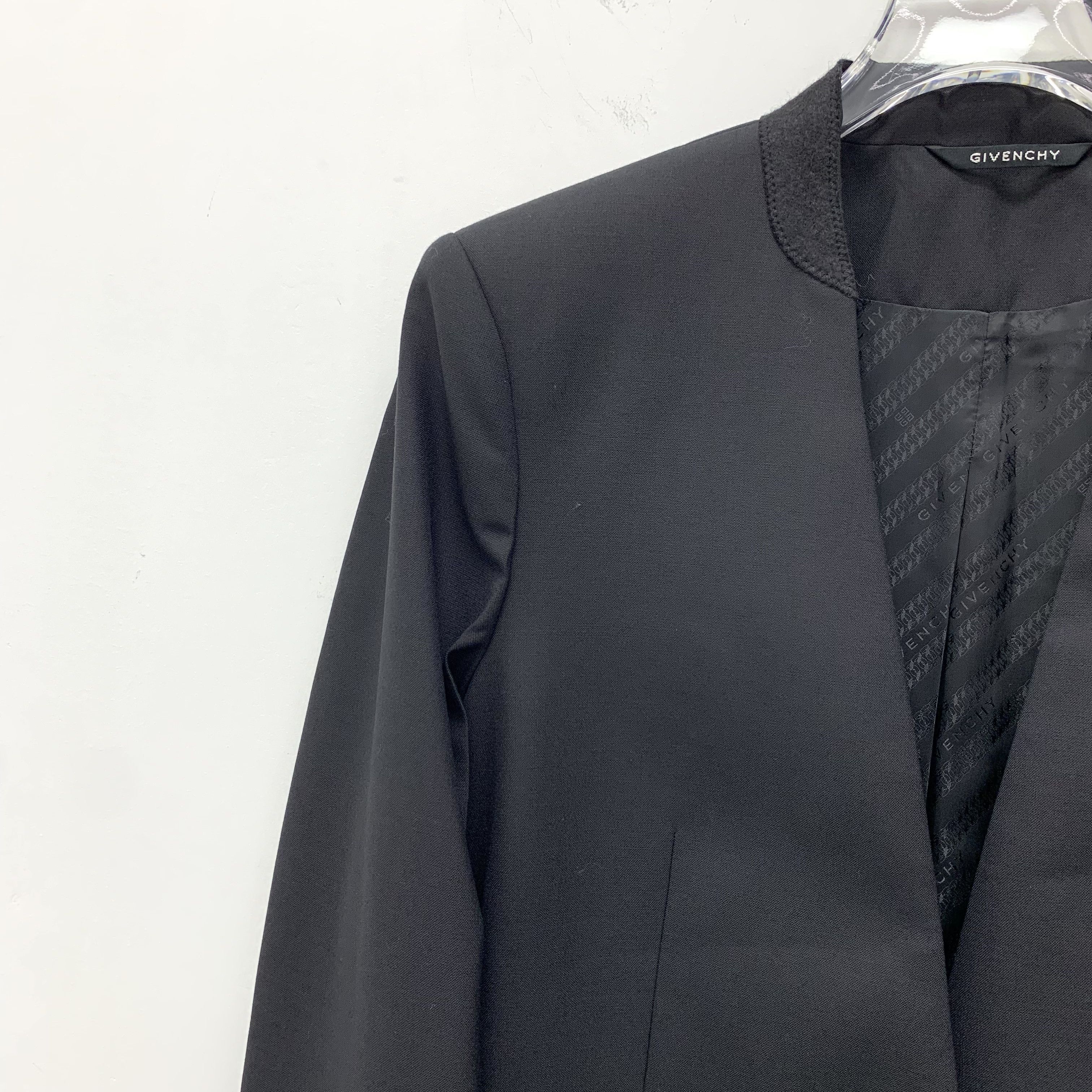 Givenchy Givenchy Blazer V-Neck Wool Black (Size XS) Size XS / US 0-2 / IT 36-38 - 7 Thumbnail