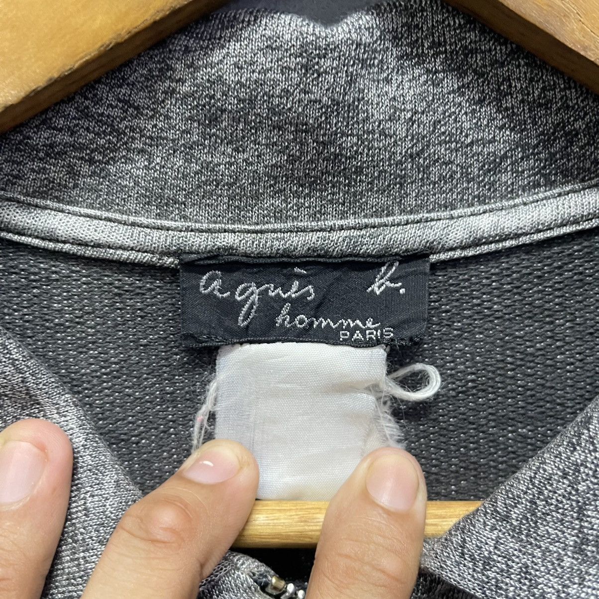 agnes b. Vintage agnès b. Homme Quarter Zip Sweatshirt Size US M / EU 48-50 / 2 - 7 Thumbnail
