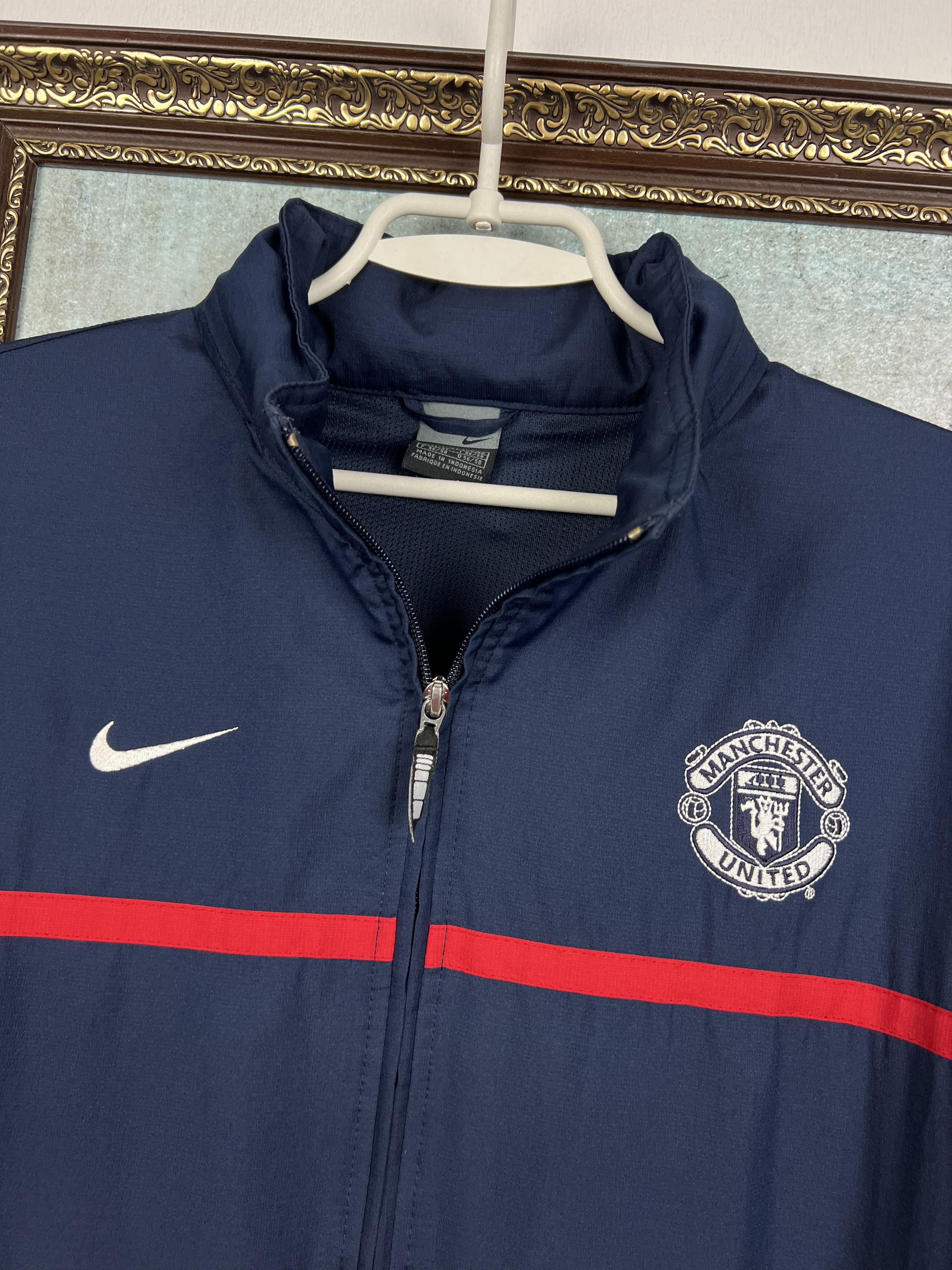 Nike Manchester United Football Jacket Soccer Track Top Hooded Size US XL / EU 56 / 4 - 3 Thumbnail