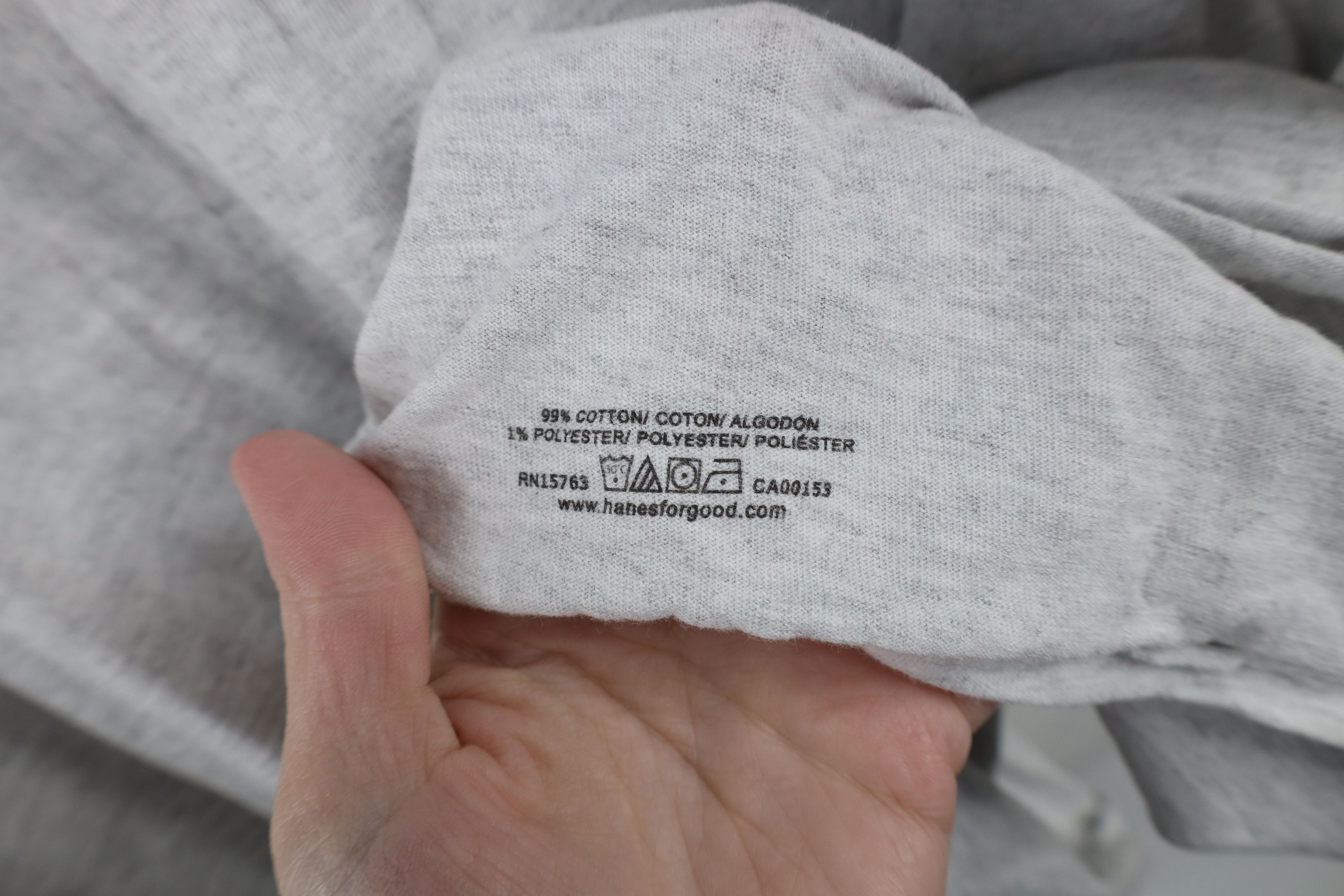 Vintage Y2K Streetwear Blank Short Sleeve T-Shirt Heather Gray Size US XXL / EU 58 / 5 - 8 Thumbnail