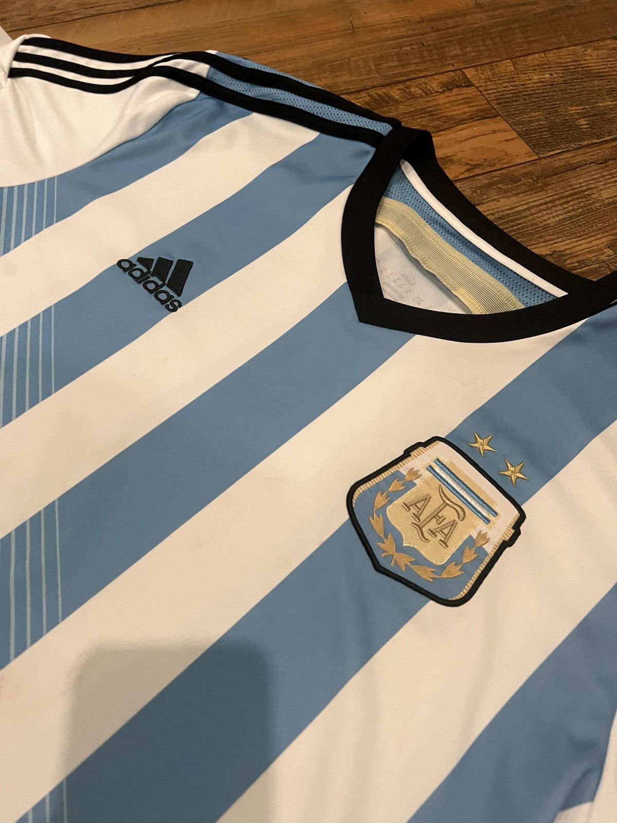 Adidas Argentina National Team Jersey Large Size US XL / EU 56 / 4 - 2 Thumbnail