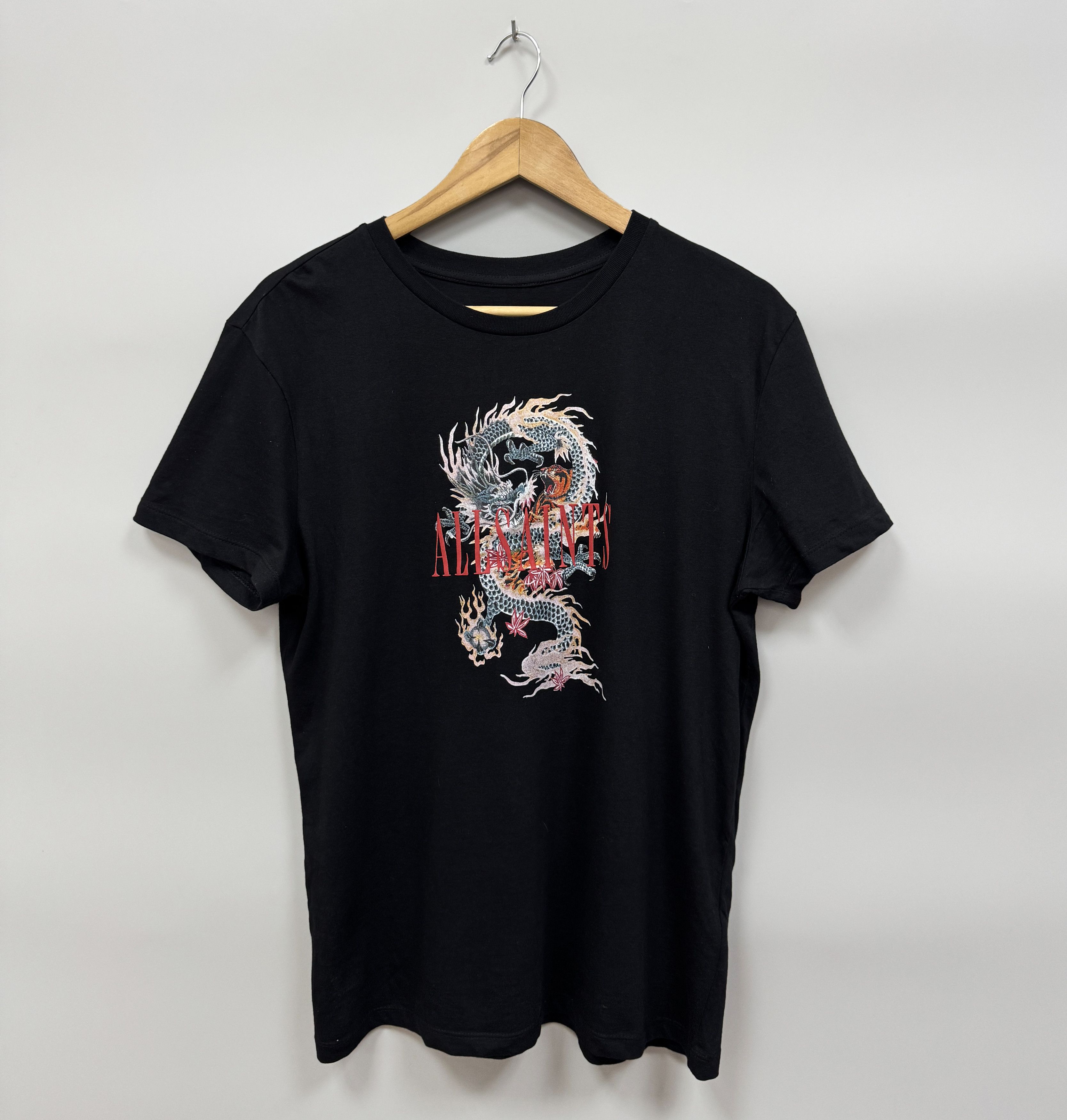 Allsaints All Saints Dna ss Crew Embroidered Logo Printed T-Shirt Size US S / EU 44-46 / 1 - 2 Thumbnail
