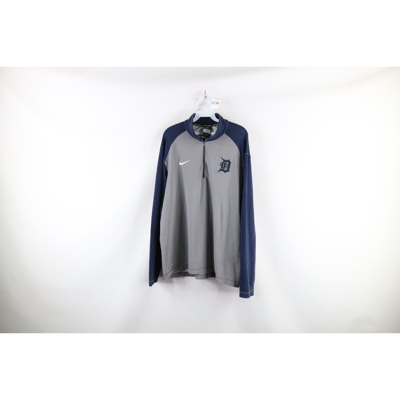 Nike Nike Old English D Detroit Tigers Baseball Half Zip Top Size US L / EU 52-54 / 3 - 1 Thumbnail