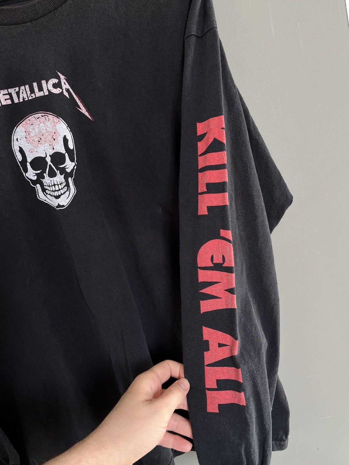 Metallica Metallica Kill Em All Vintage Long Seeve Size US XL / EU 56 / 4 - 4 Thumbnail