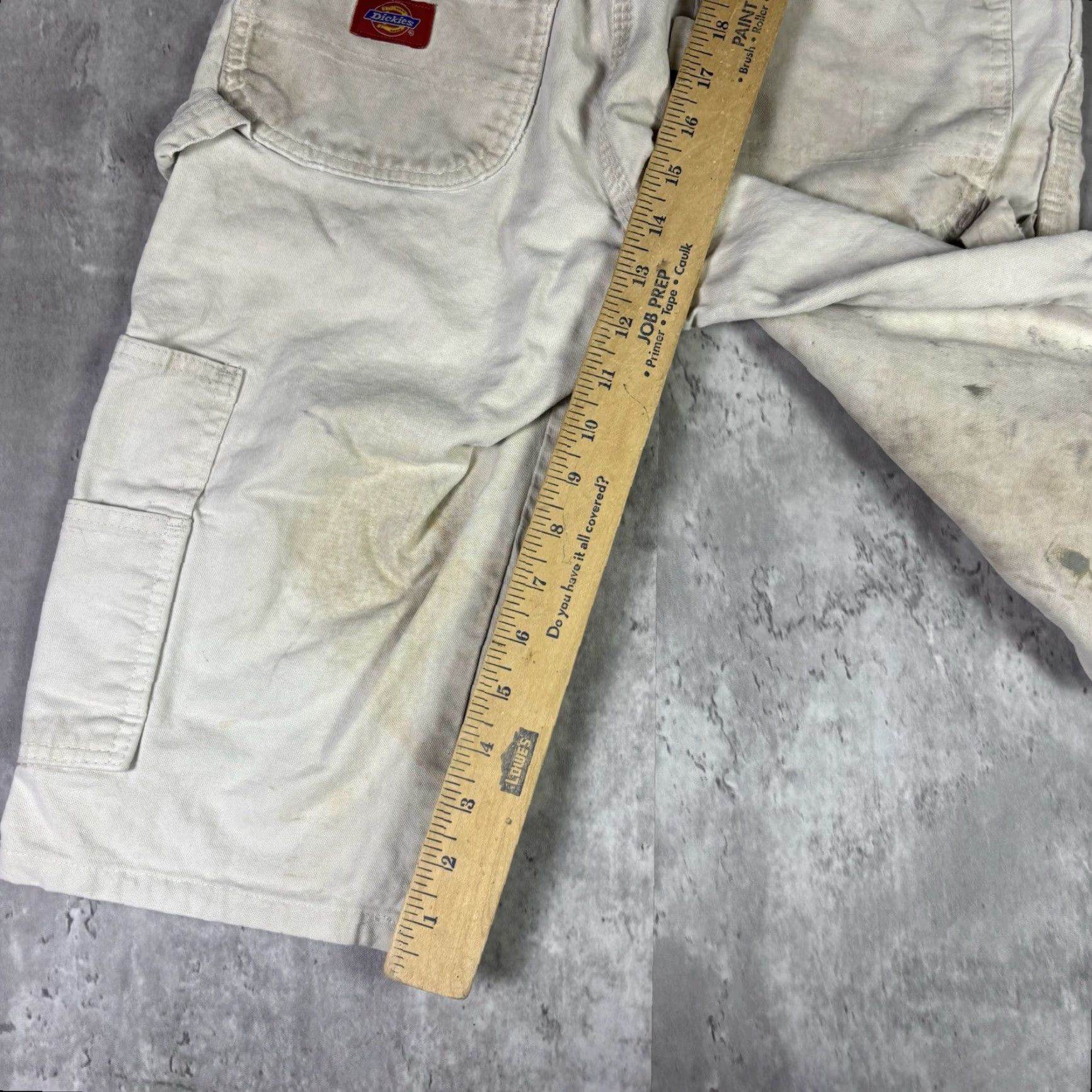 Dickies VINTAGE Dickies White Carpenter Pants Painter Capris 28 Workwear Mens Size US 28 / EU 44 - 6 Thumbnail
