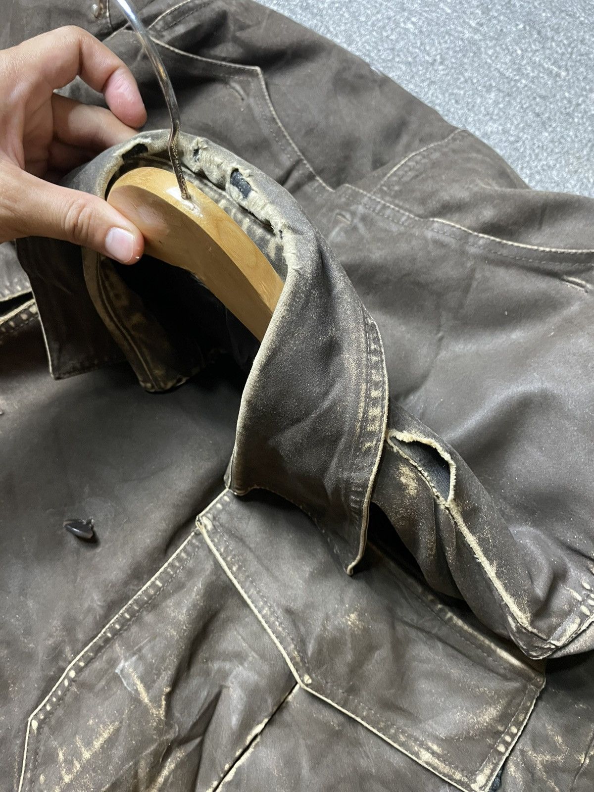 Japanese Brand × Vintage Edge x Rupert Leather Suede Double Breasted Coat (115) Size US XL / EU 56 / 4 - 12 Thumbnail