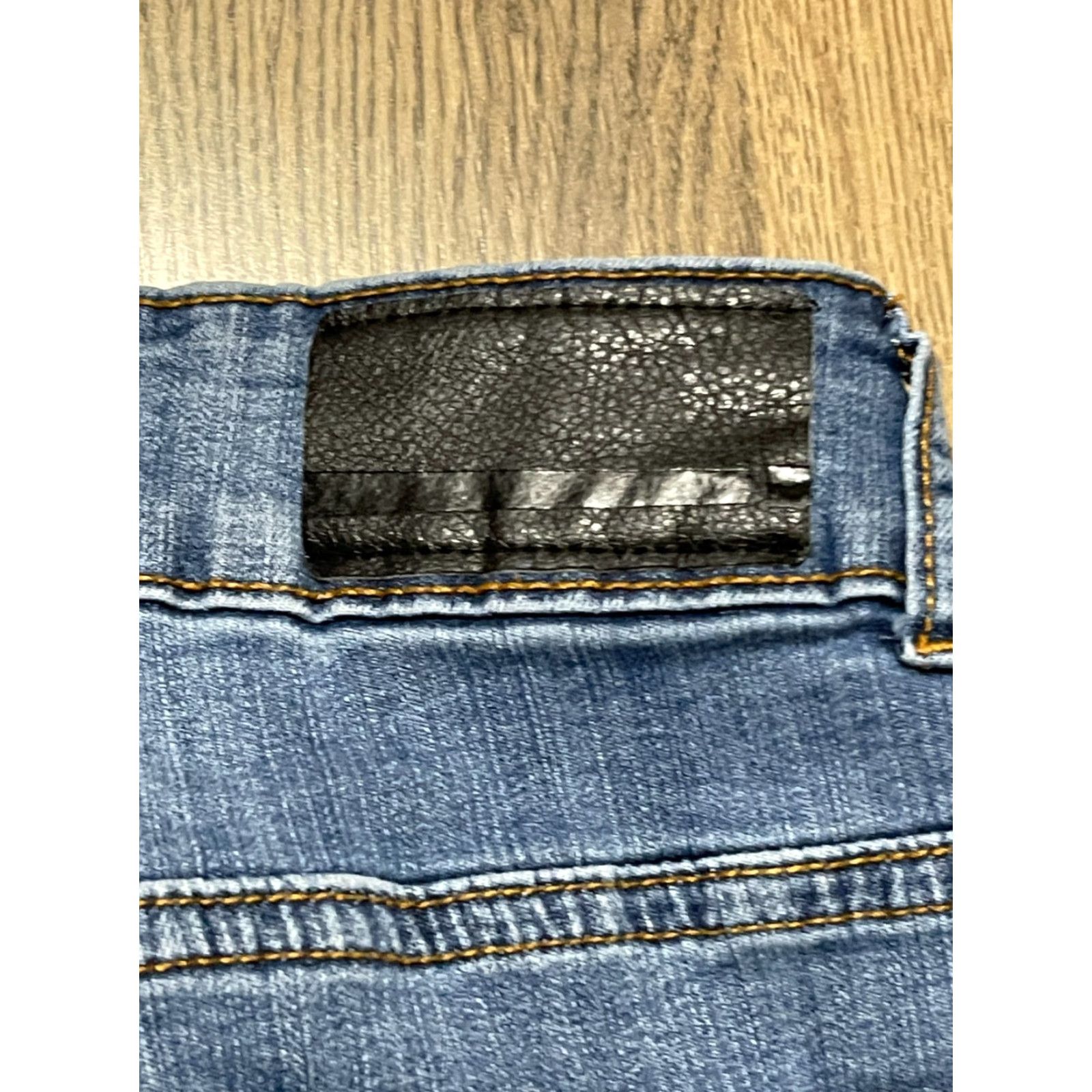 Vintage !it Jeans Women's 12 Blue Denim Kimmie Extreme High Rise Skinny Ankle Jeans Womens Skinny 28in Inseam Regular Size 12 Blue Denim Size 34" / US 12 / IT 48 - 7 Thumbnail