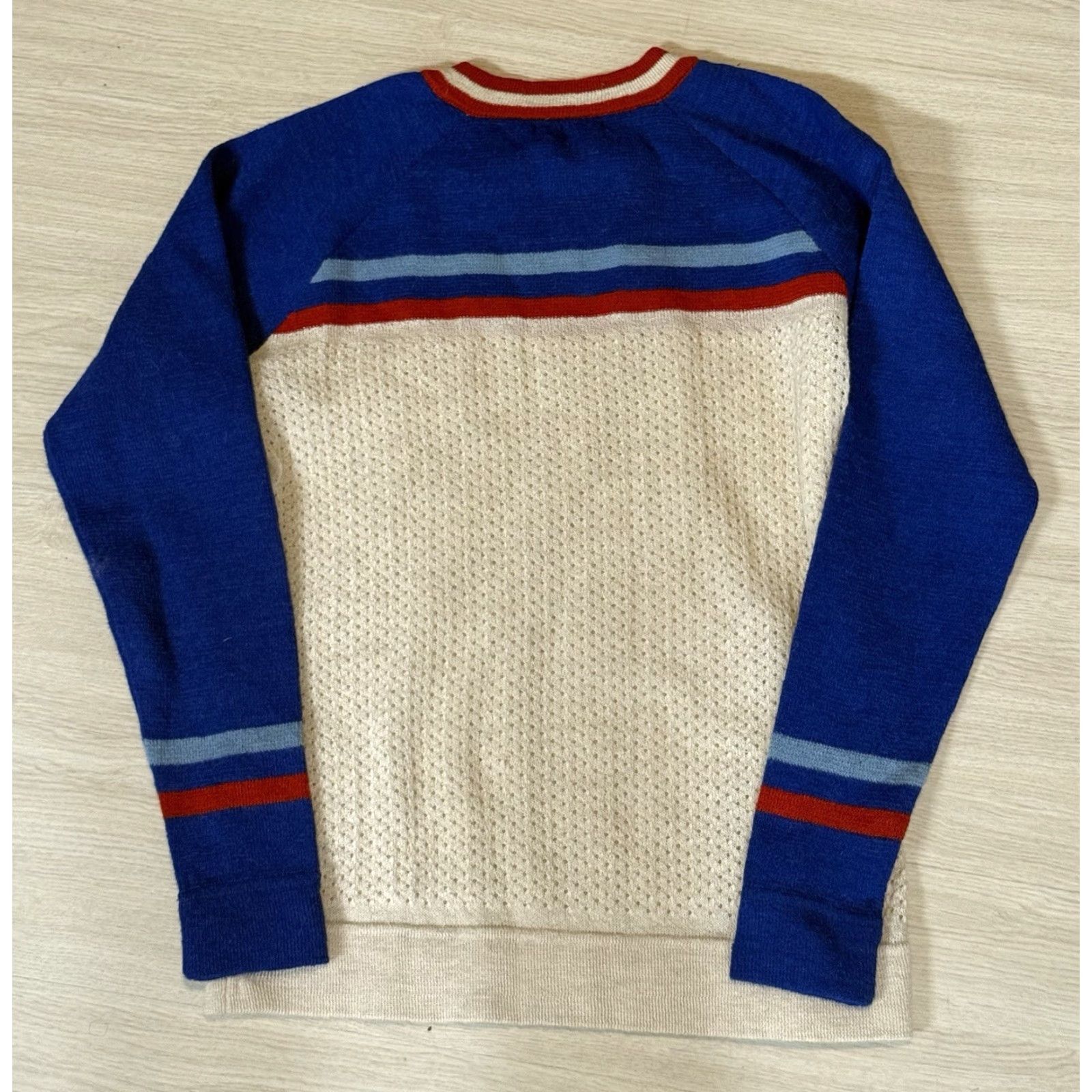 Cotopaxi Sweater Wool Logo Pullover Unisex Adults M Multicolor Outdoor Hike Climb Men’s Women’s Medium Small Snags Holes Well Loved Condition