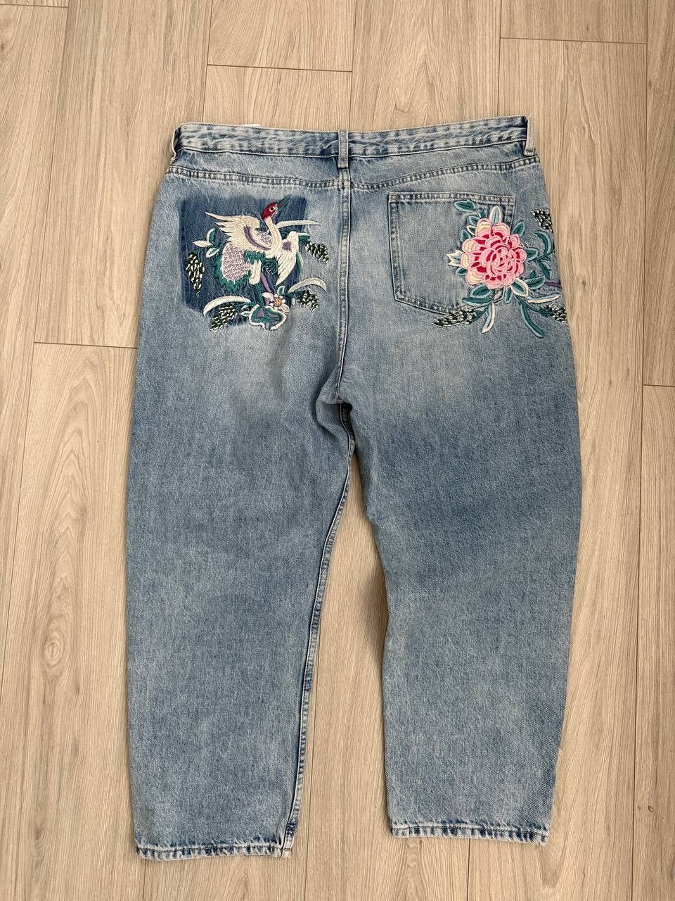 Japanese Brand denim embroidered print Size US 30 / EU 46 - 1 Thumbnail