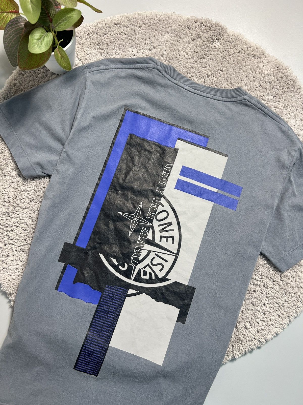 Stone Island × Vintage Stone Island Big Logo T Shirt Tee Size US S / EU 44-46 / 1 - 2 Thumbnail