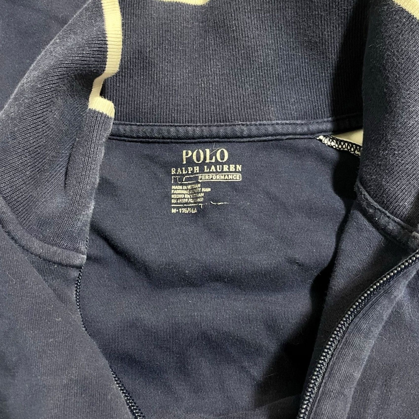 Polo Ralph Lauren Polo Ralph Lauren Interlock Track Jacket Mens M Navy Full Zip Hooded Pockets Logo Classic Sports Size US M / EU 48-50 / 2 - 5 Thumbnail
