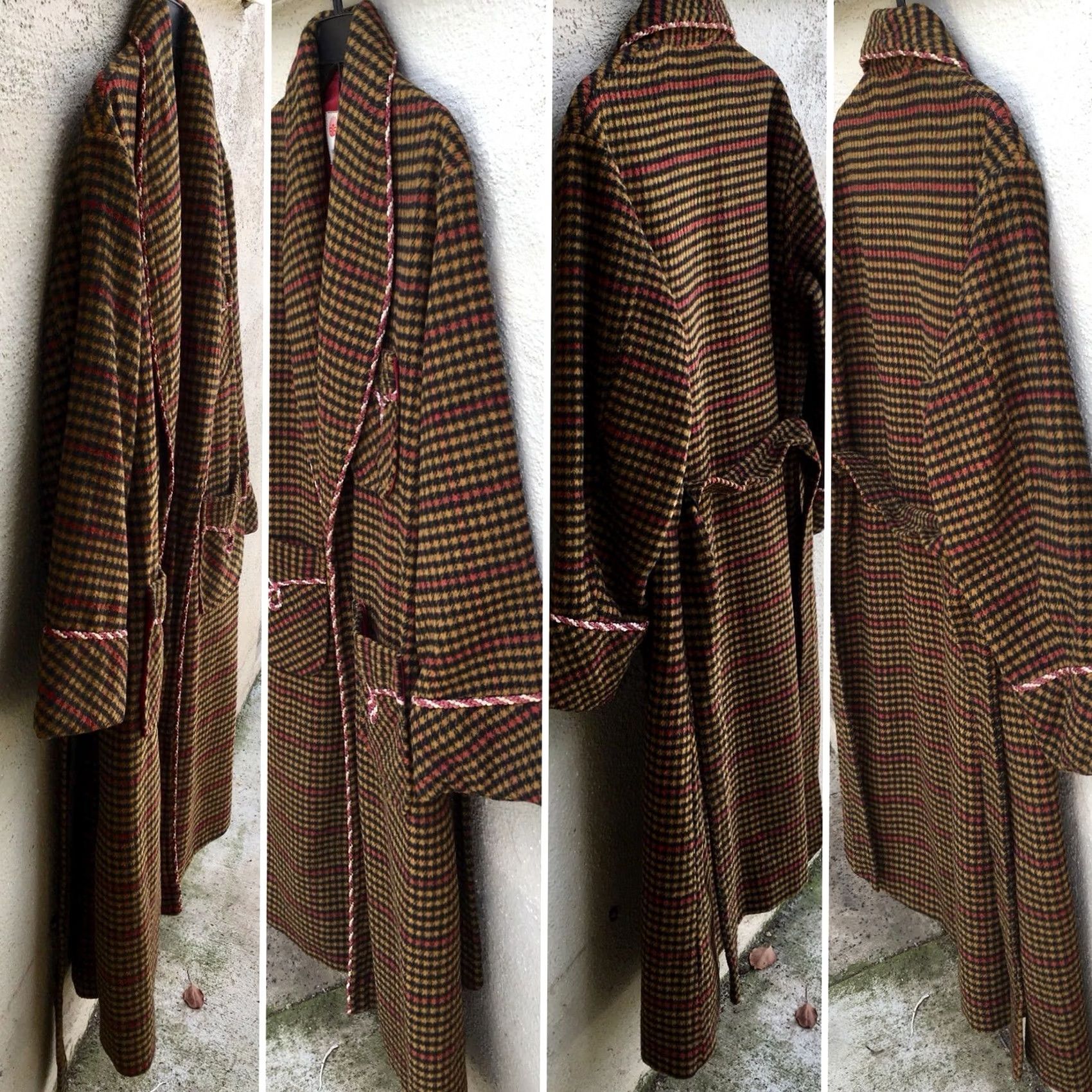 Vintage VINTAGE Smoking Jacket Robe THE BEAUTY Rockabilly Western Cowboy Core Asian sz M Shirt Mens Size US M / EU 48-50 / 2 - 4 Thumbnail