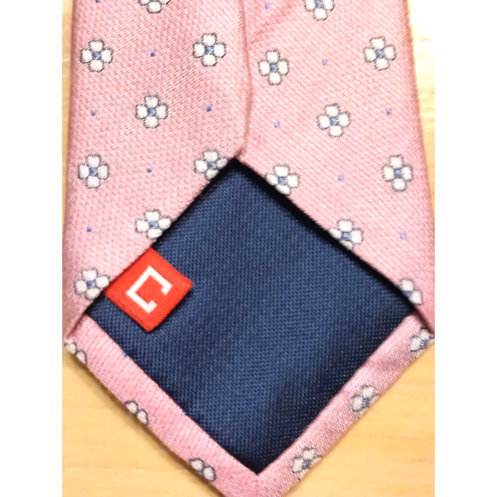 Chaps Chaps Mens Stretch Summer Pink Bay Flower Tie Silk Size ONE SIZE - 4 Thumbnail