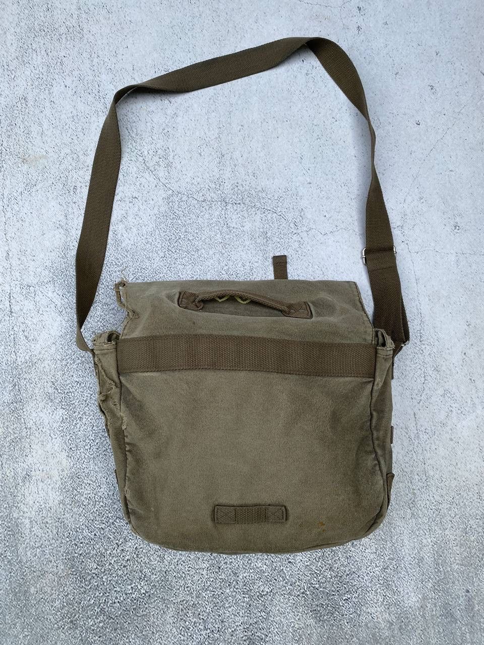 Japanese Brand Diesel Style Japanese distressed denim Sling Bag Size ONE SIZE - 13 Thumbnail