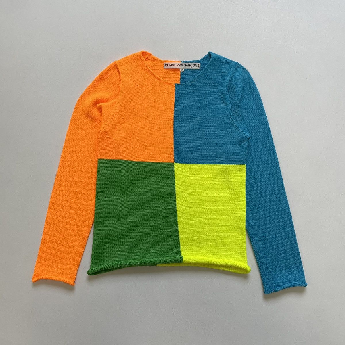 Comme des Garcons A/W 95 ‘Panelled Colour Block’ Knit Sweater Size M / US 6-8 / IT 42-44 - 19 Thumbnail