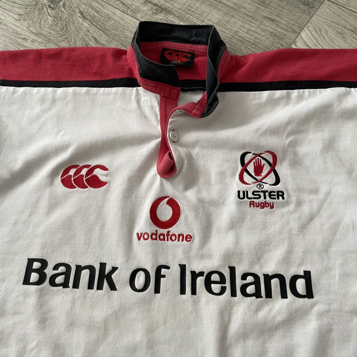 Canterbury of New Zealand Vintage 2000 Canterbury Ulster Rugby Union Jersey Shirt bank Size US M / EU 48-50 / 2 - 3 Thumbnail