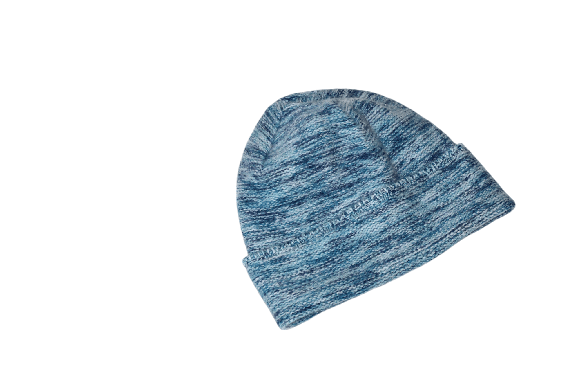 Japanese Brand VTG Rodier Paris Wool Blend Intarsia Tight Knit Beanie Hat Size ONE SIZE - 3 Thumbnail