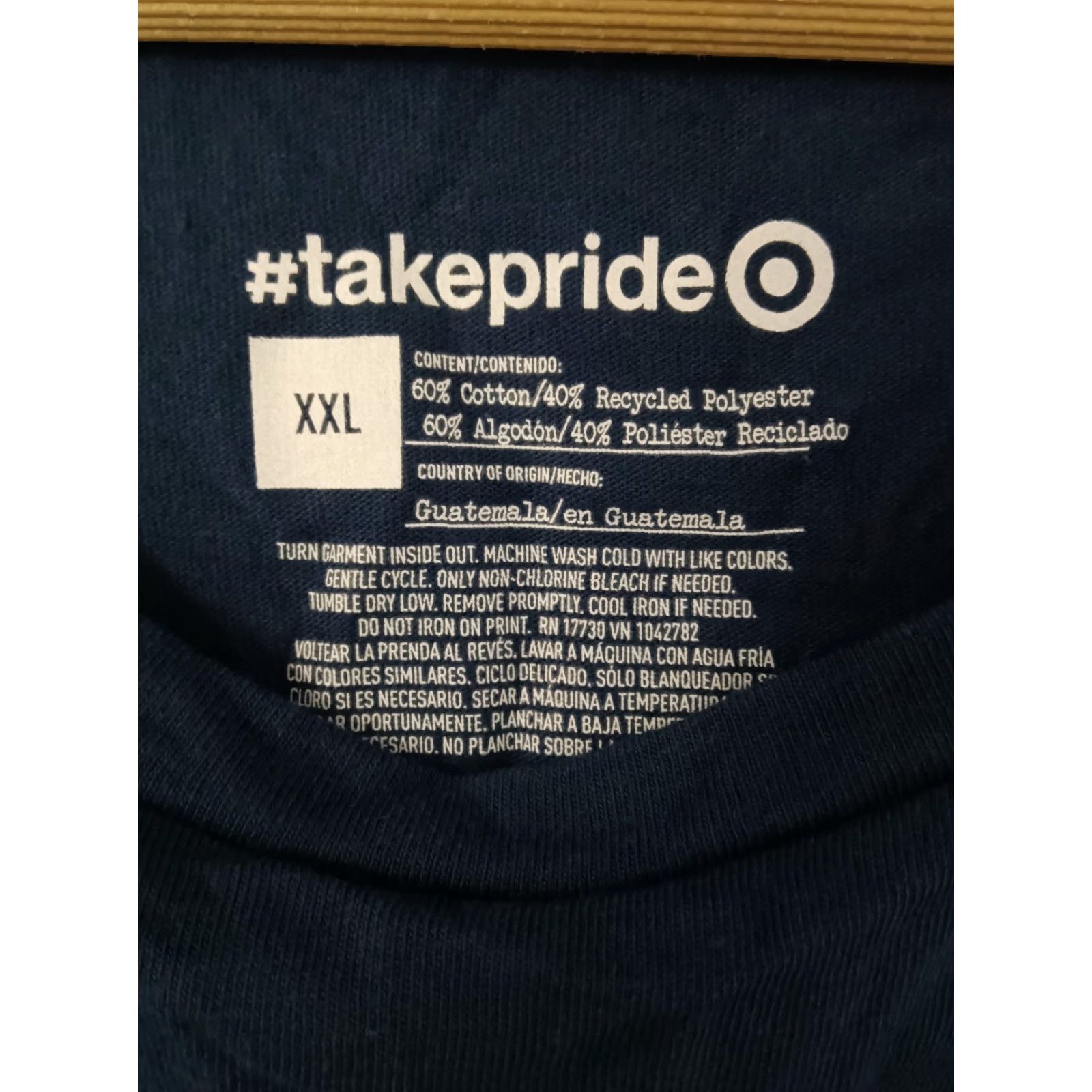 Vintage #takepride IgualDaD Equality T-Shirt XXL Adult Blue Unisex Men's Womens Size US XXL / EU 58 / 5 - 6 Thumbnail